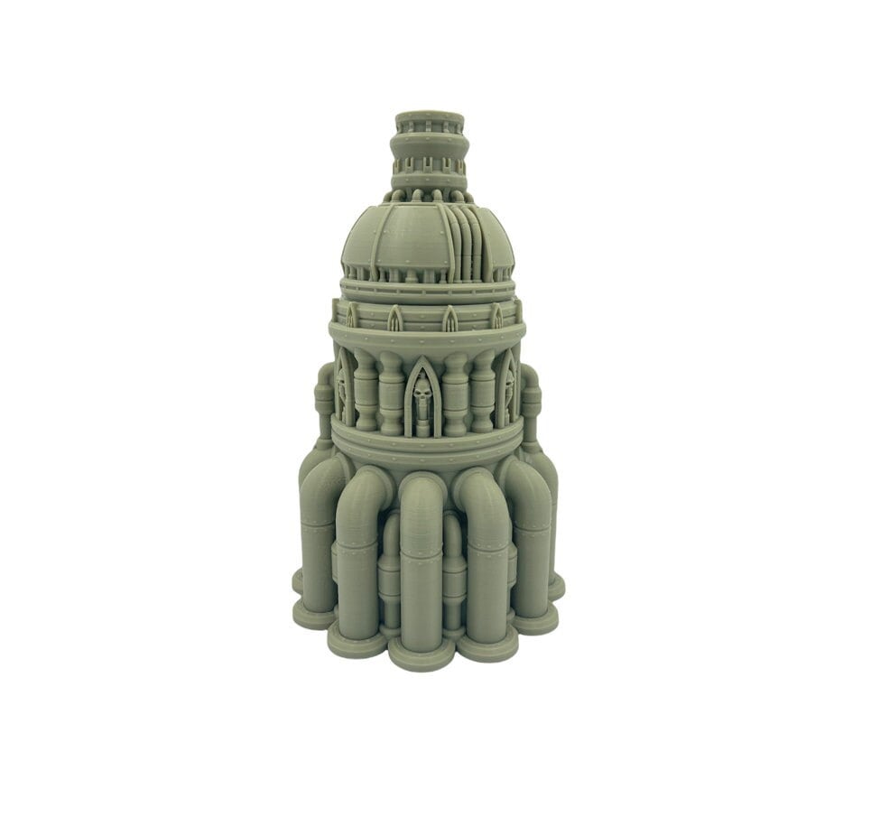 Outpost 21 - Smokestack 1 / Forbidden Prints / RPG and Wargame 3d Printed Tabletop Terrain / Licensed Printer