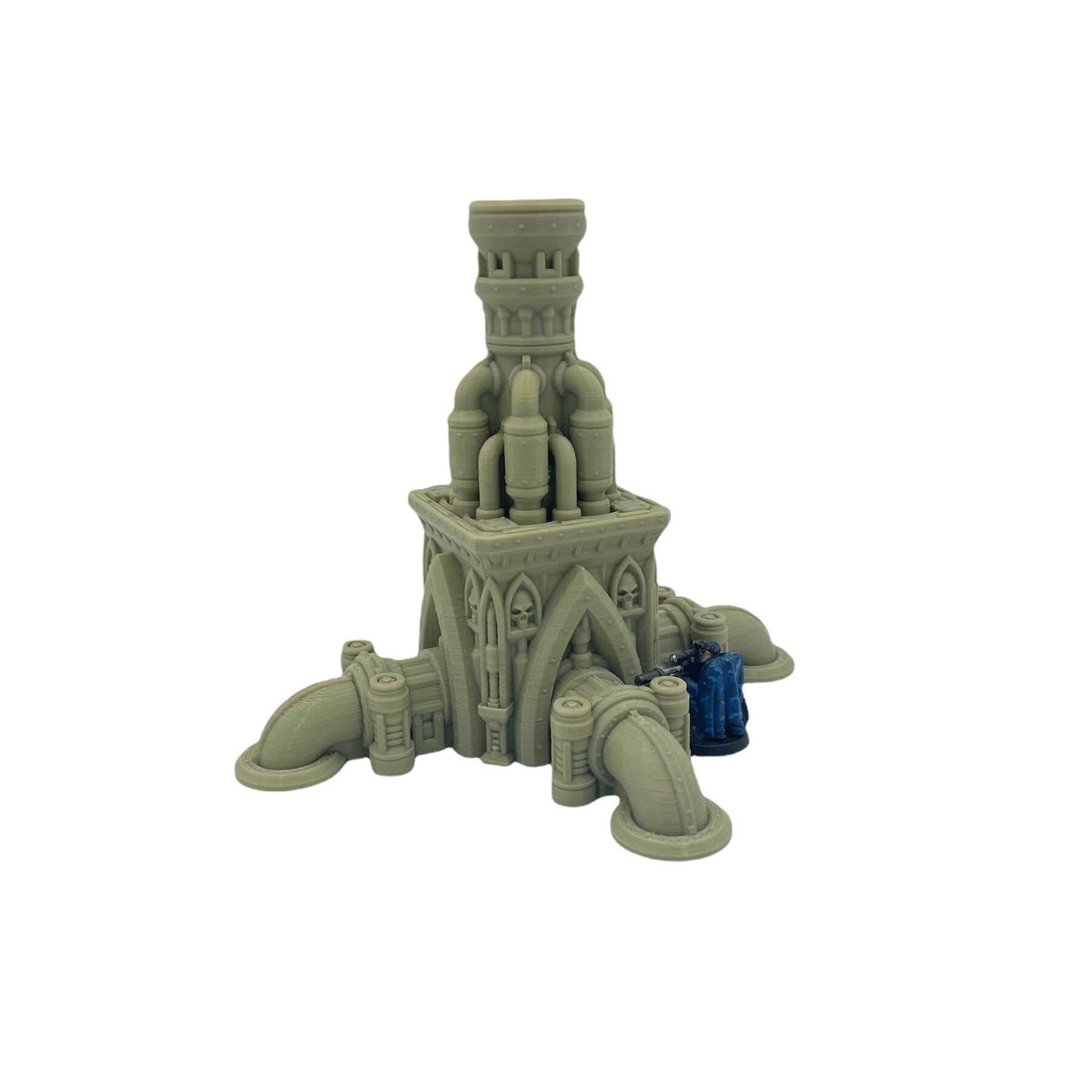 Outpost 21 - Smokestack Scatter Pack / Forbidden Prints / RPG and Wargame 3d Printed Tabletop Terrain / Licensed Printer