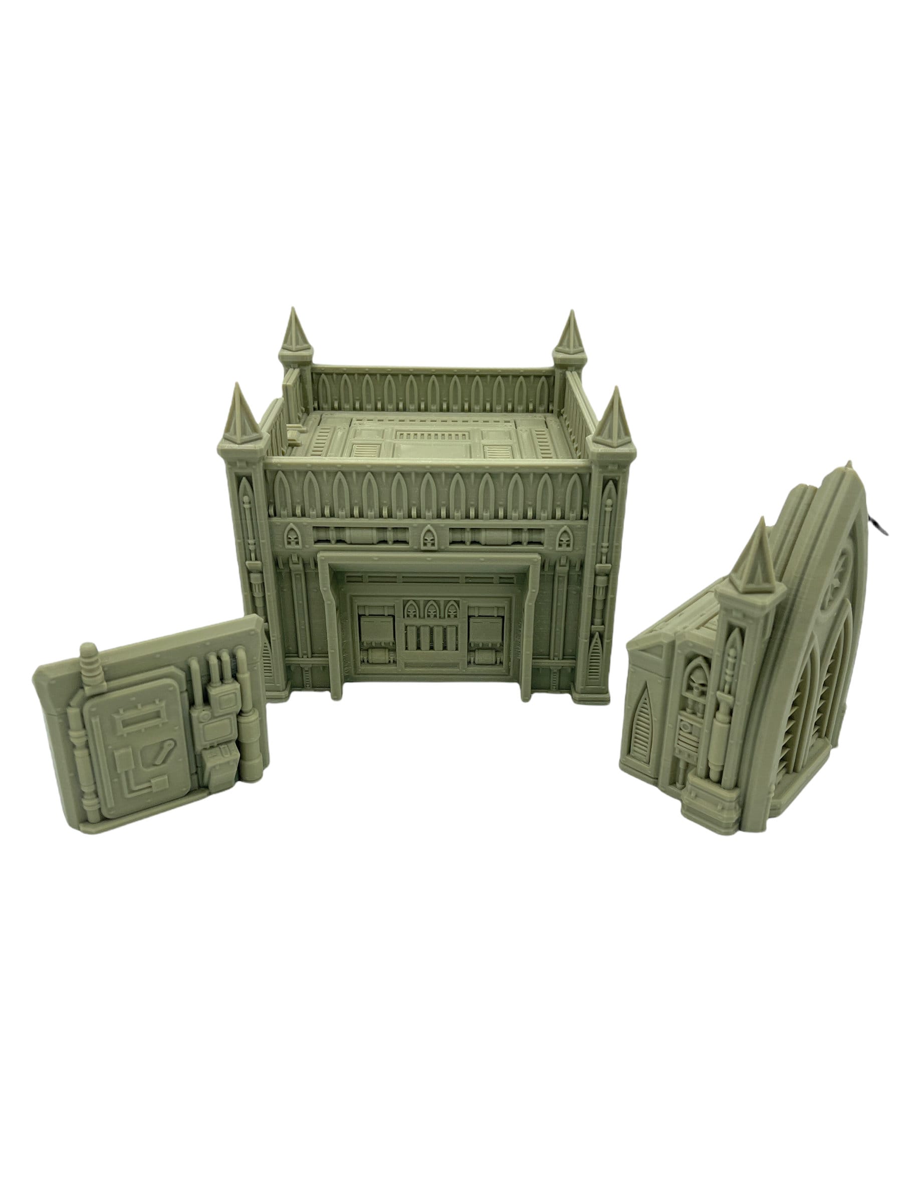 Outpost 21 - Building 1 / Forbidden Prints / RPG and Wargame 3d Printed Tabletop Terrain / Licensed Printer