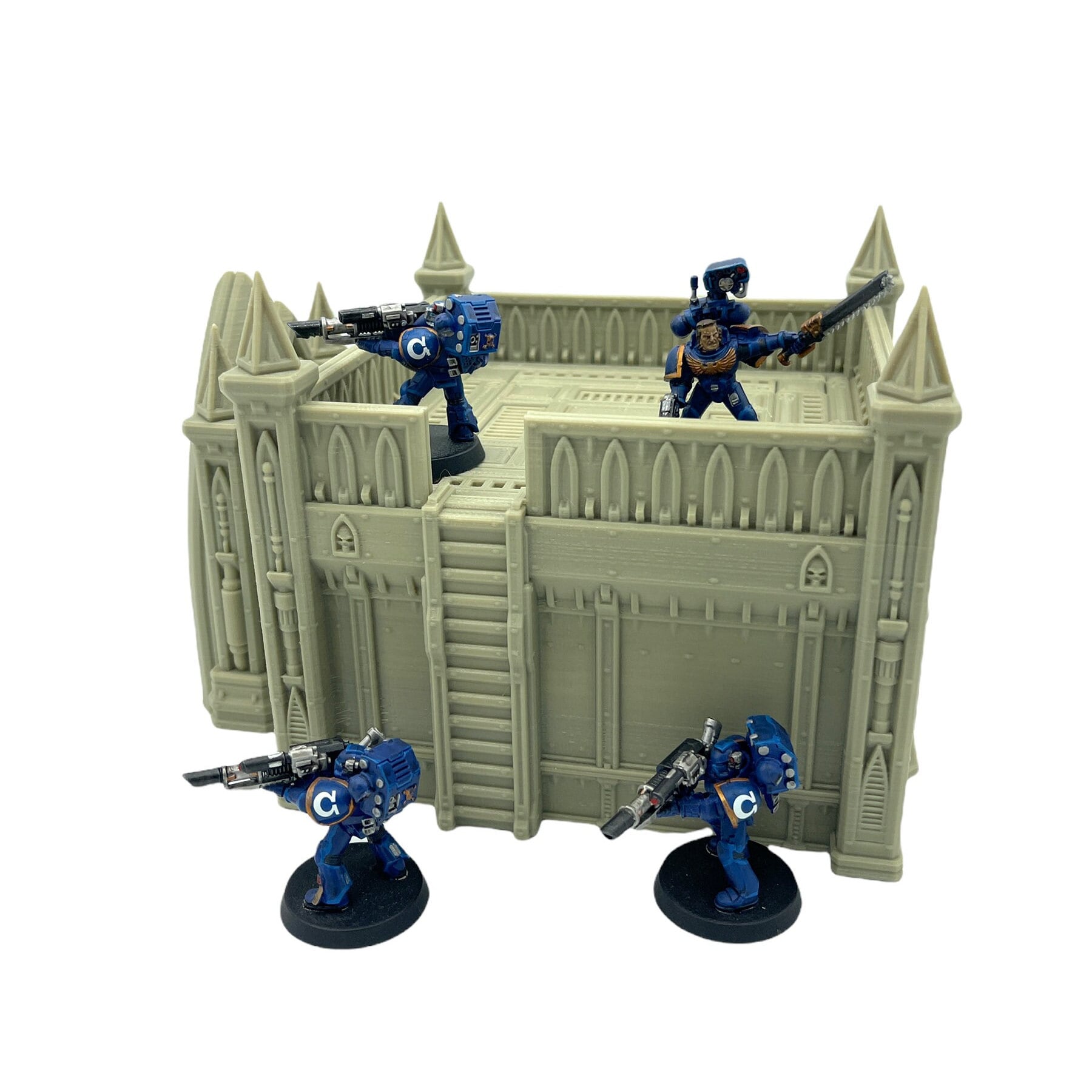 Outpost 21 - Building 1 / Forbidden Prints / RPG and Wargame 3d Printed Tabletop Terrain / Licensed Printer