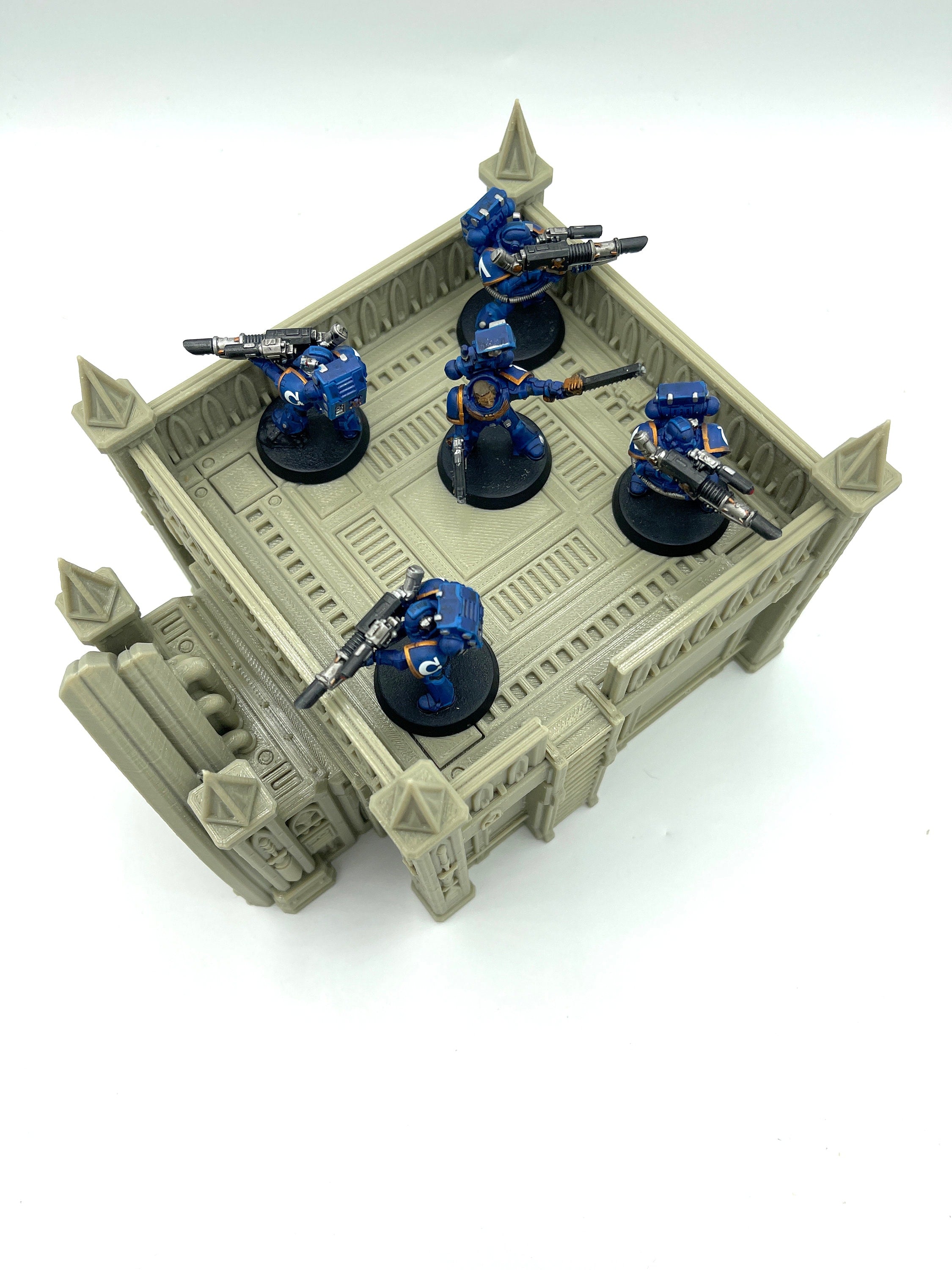 Outpost 21 - Building 1 / Forbidden Prints / RPG and Wargame 3d Printed Tabletop Terrain / Licensed Printer