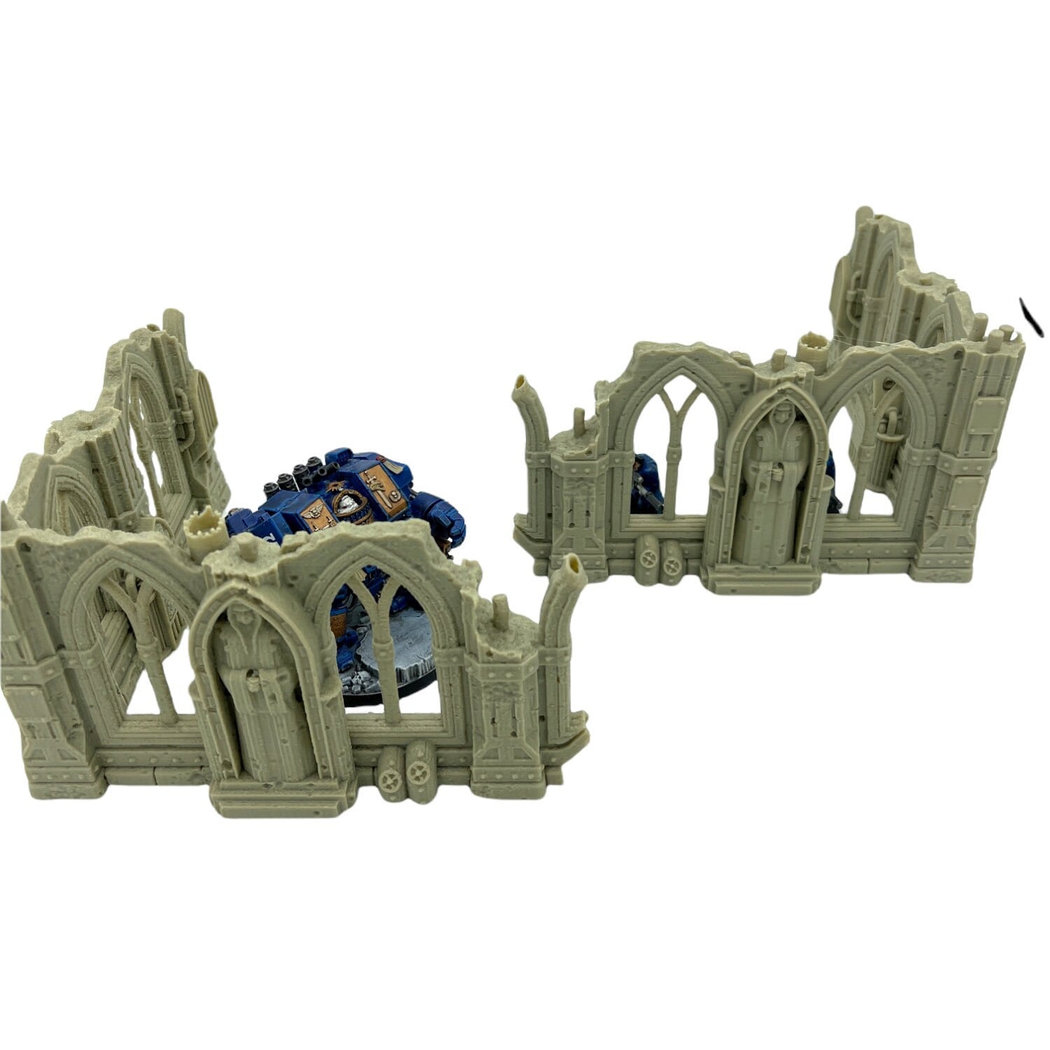Grim Dark Ruins Set 3 / Terrain 4 Print / RPG and Wargame 3d Printed Tabletop Terrain / Licensed Printer