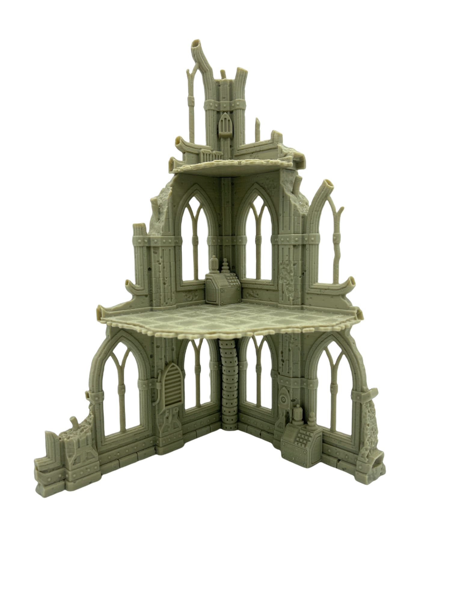 Grim Dark Ruins Set 1 / Terrain 4 Print / RPG and Wargame 3d Printed Tabletop Terrain / Licensed Printer