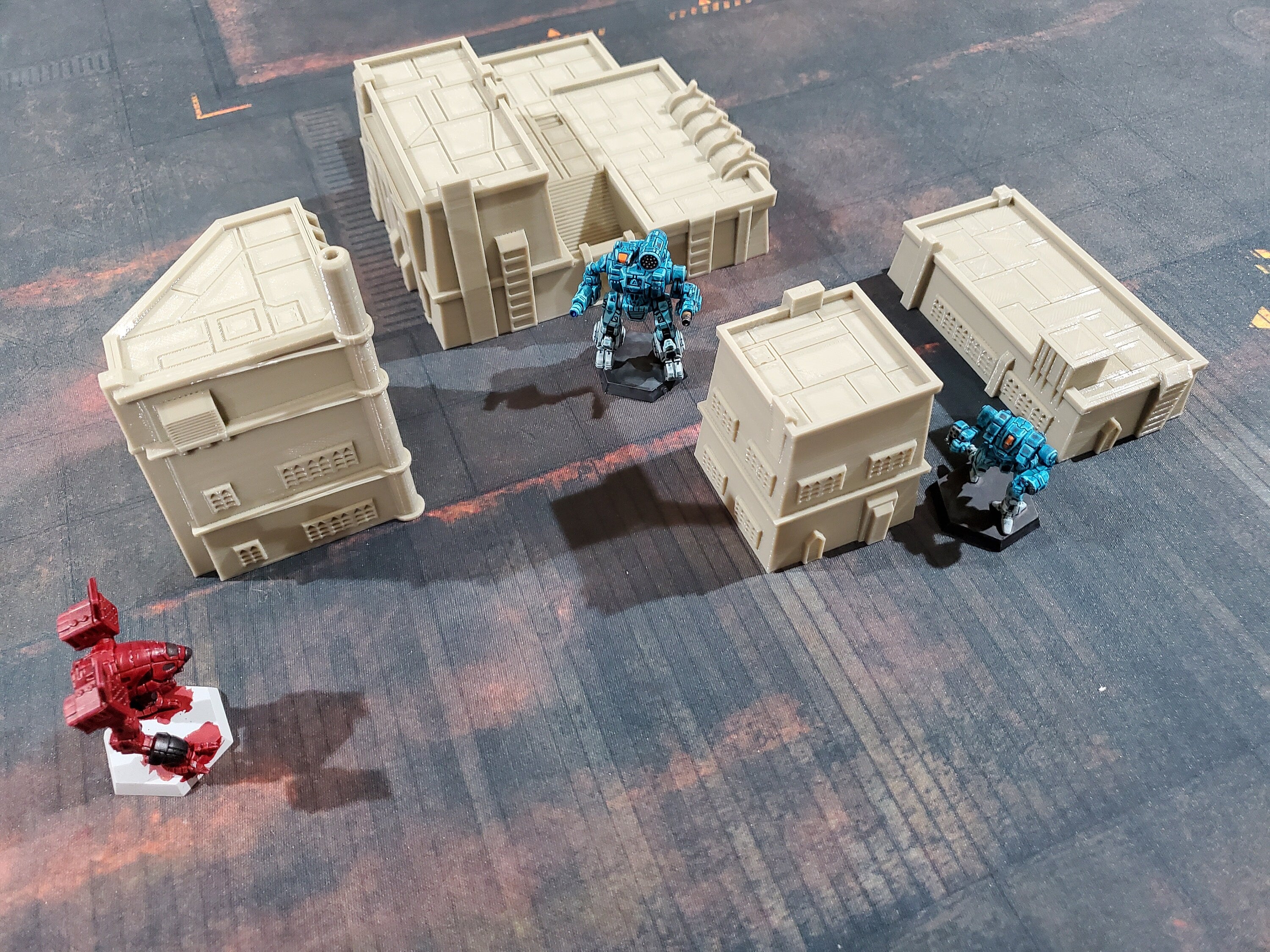 Corporate Building Bundle 2 - Epic Scale Terrain (6mm - 8mm compatible)