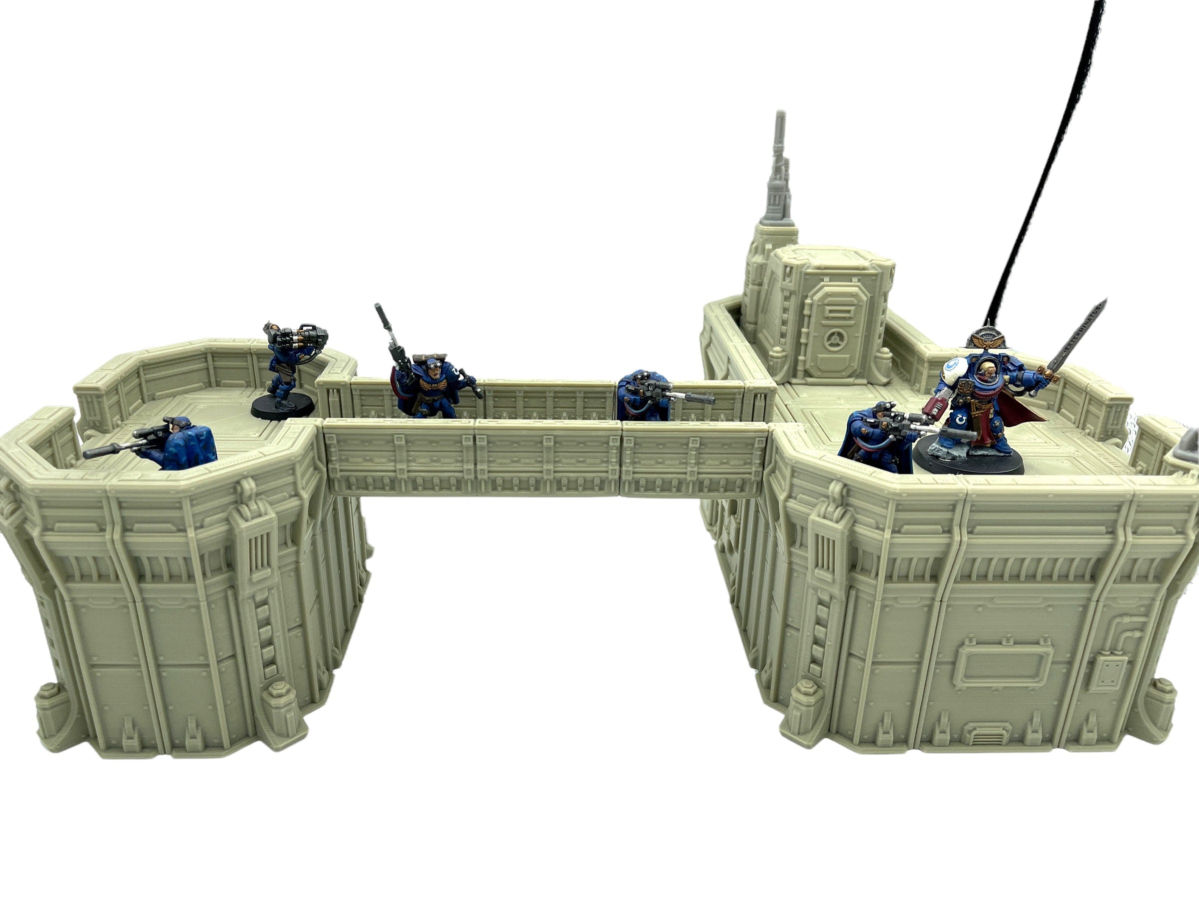 Outpost 21 - Garrison 1 / Forbidden Prints / RPG and Wargame 3d Printed Tabletop Terrain / Licensed Printer
