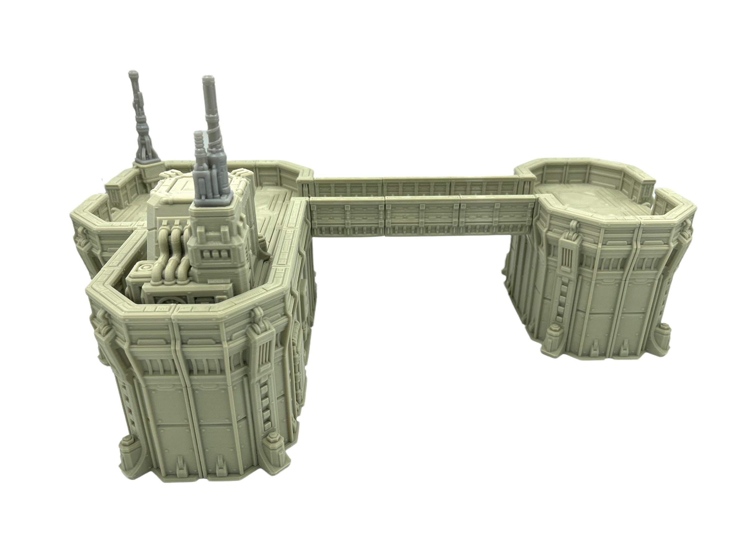 Outpost 21 - Garrison 1 / Forbidden Prints / RPG and Wargame 3d Printed Tabletop Terrain / Licensed Printer