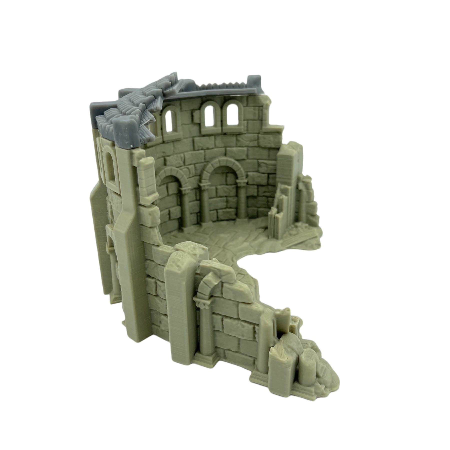 Arkenfel Ruined Stable / Dark Realms Terrain / RPG and Wargame 3d Printed Tabletop Terrain / Licensed Printer