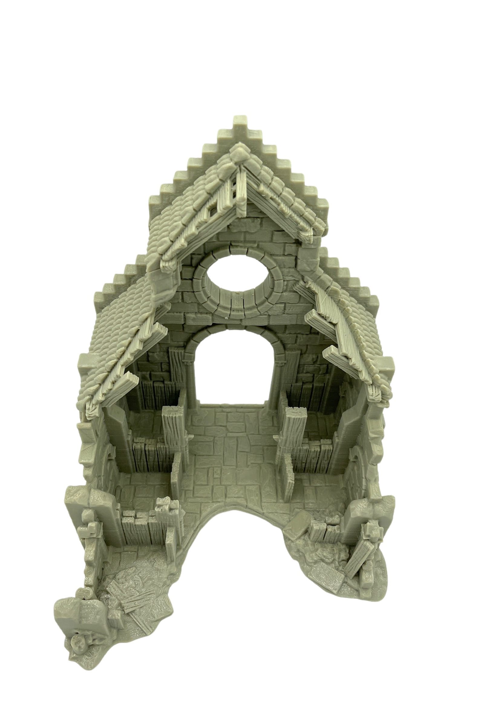 Arkenfel Ruined Stable / Dark Realms Terrain / RPG and Wargame 3d Printed Tabletop Terrain / Licensed Printer