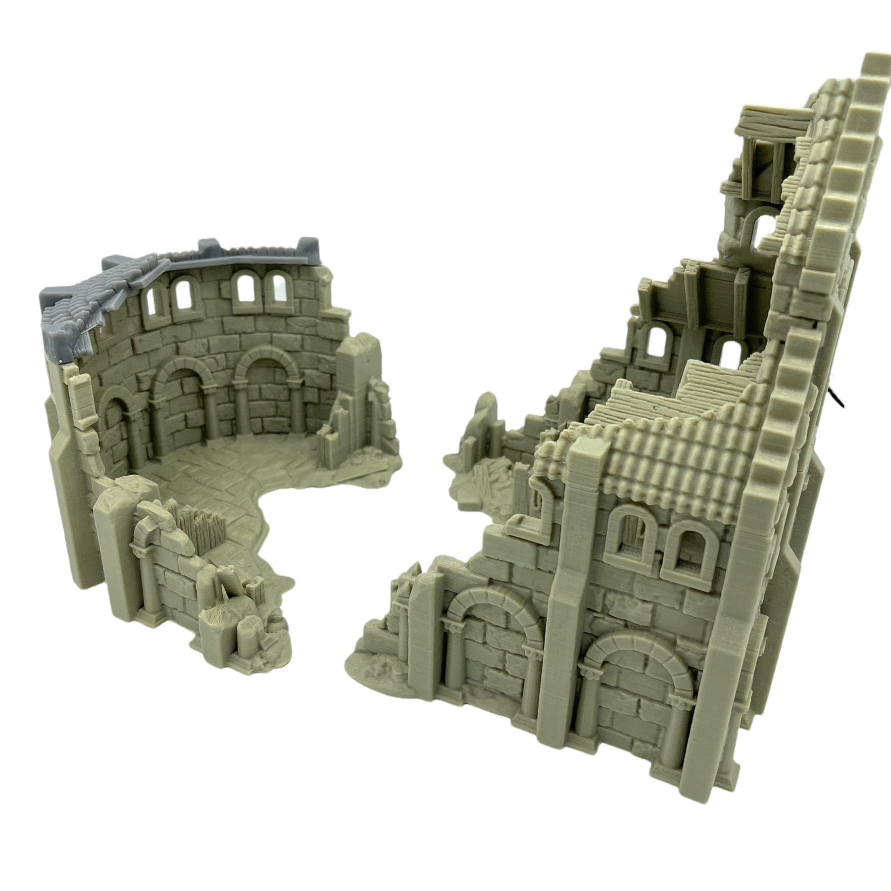 Arkenfel Ruined Stable / Dark Realms Terrain / RPG and Wargame 3d Printed Tabletop Terrain / Licensed Printer