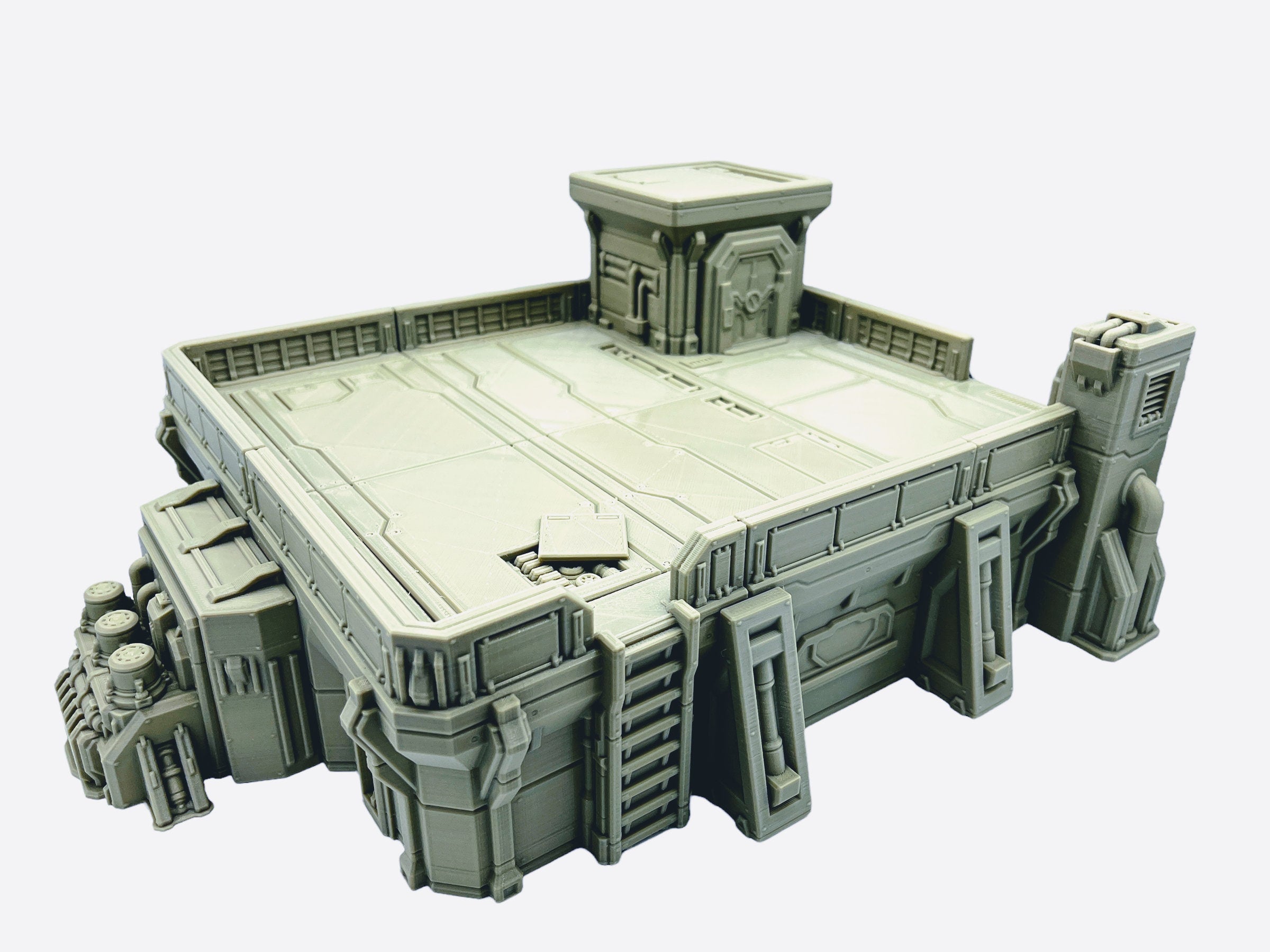 Outpost 21 - Command Post / Forbidden Prints / 3d Printed Tabletop Terrain / Licensed Printer