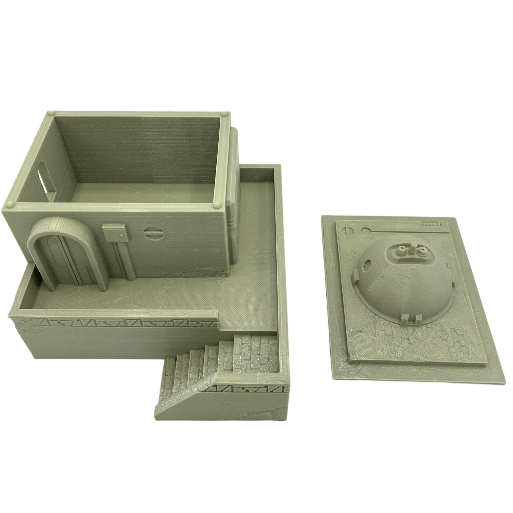 Desert House Set 2 / Txarli Factory / Legion and Wargame 3d Printed Tabletop Terrain / Licensed Printer