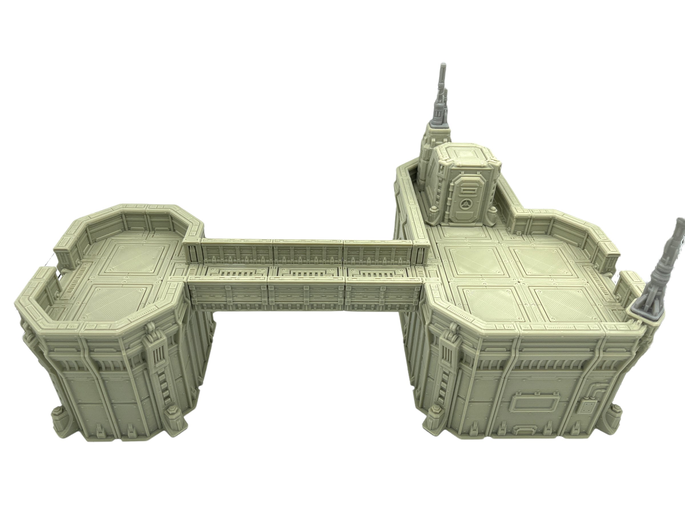 Outpost 21 - Garrison 1 / Forbidden Prints / RPG and Wargame 3d Printed Tabletop Terrain / Licensed Printer