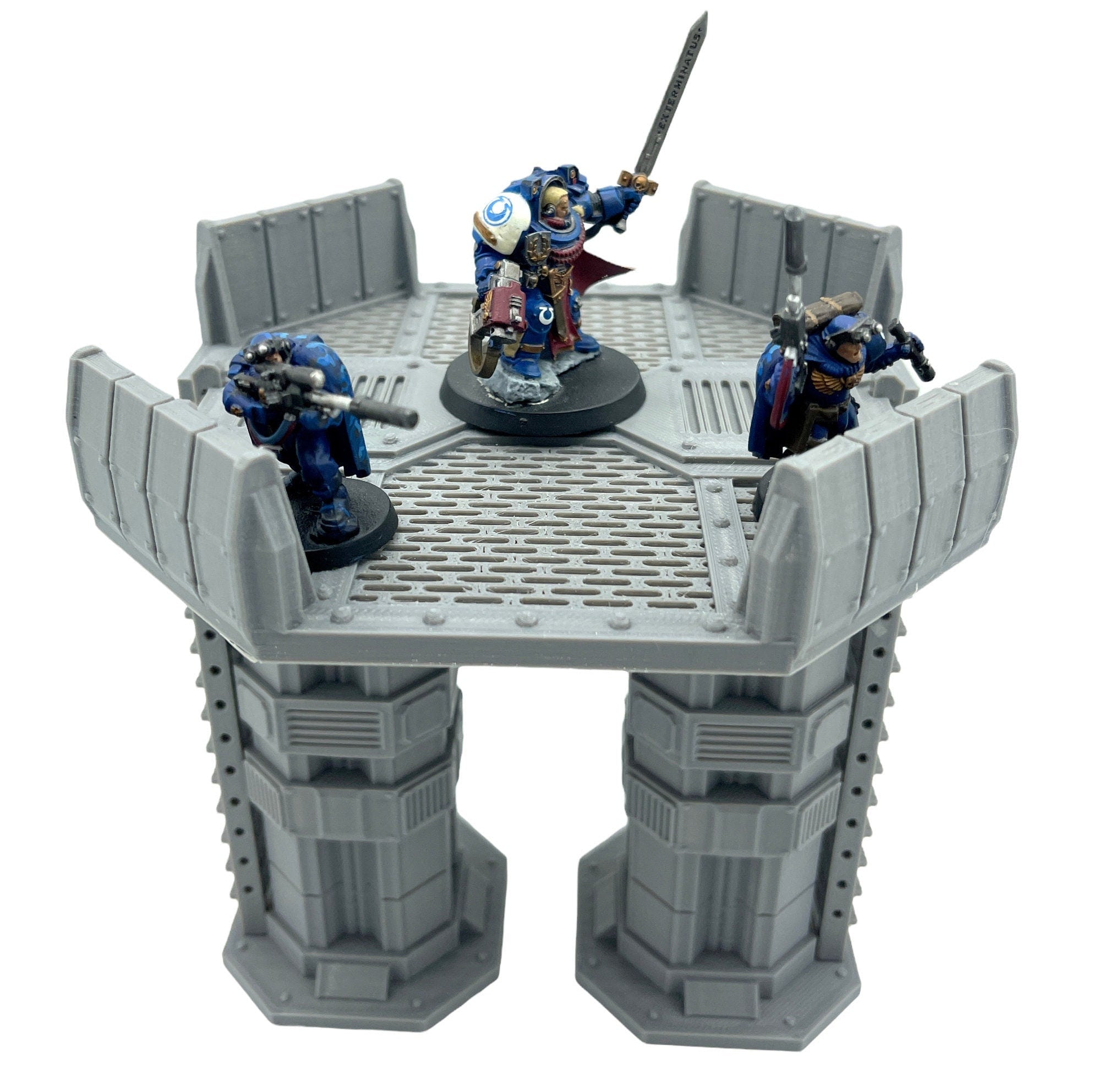 City Dock Platform 1 / Sacrusmundus / RPG and Wargame 3d Printed Tabletop Terrain / Licensed Printer