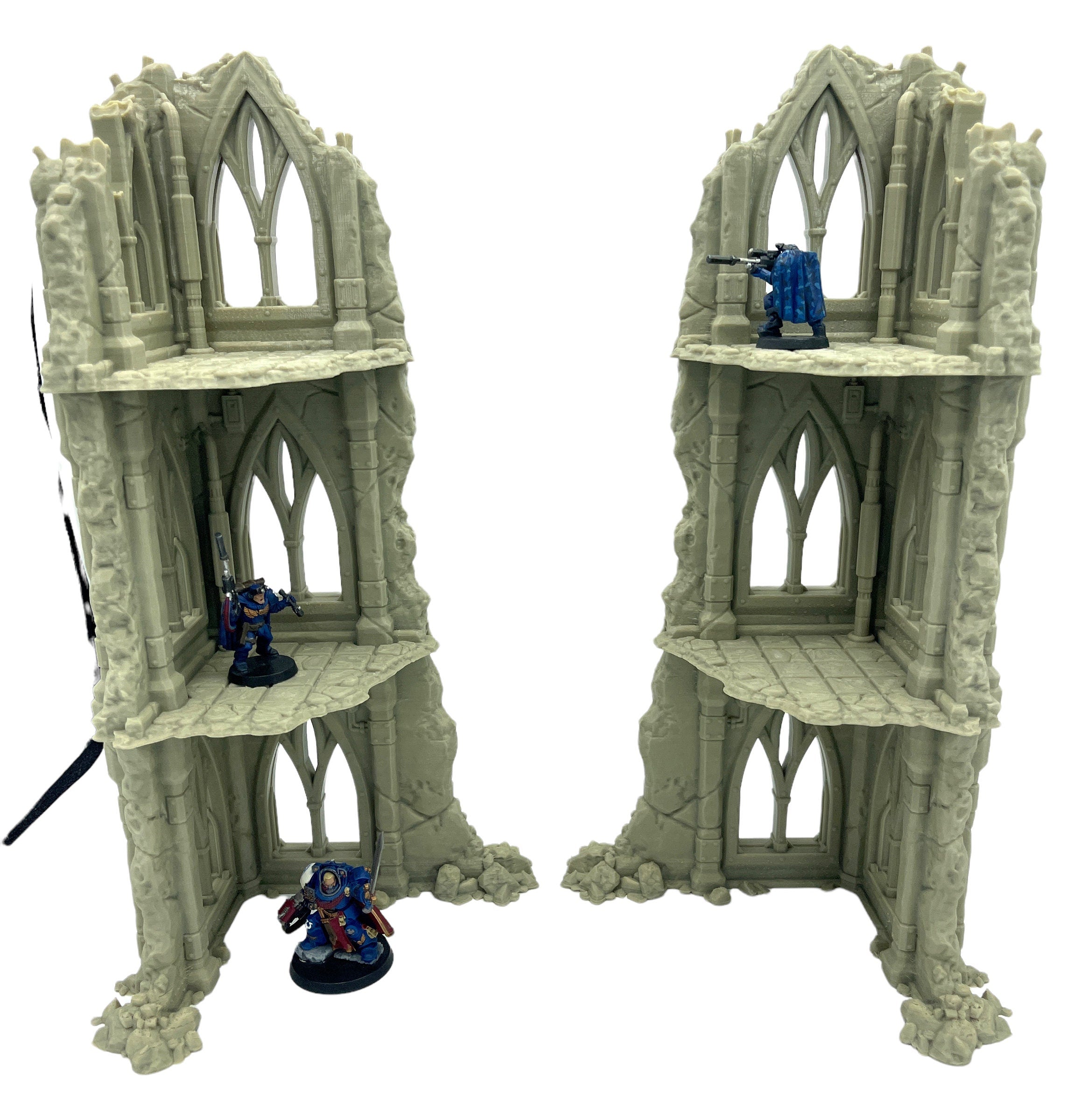 Tower Ruins 1 - Ruins of the Empire / Forbidden Prints / 3d Printed Tabletop Terrain / Licensed Printer