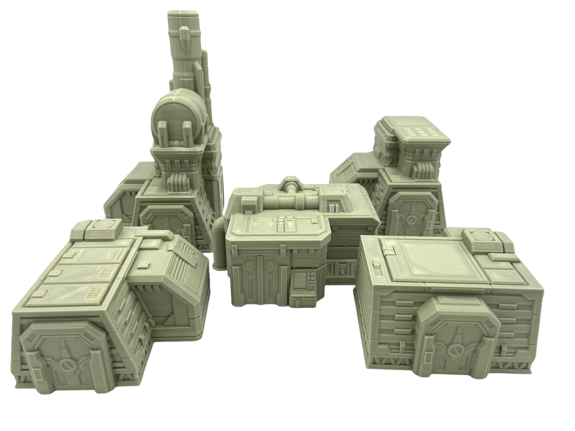 Outpost 21 - Control Station / Forbidden Prints / RPG and Wargame 3d Printed Tabletop Terrain / Licensed Printer