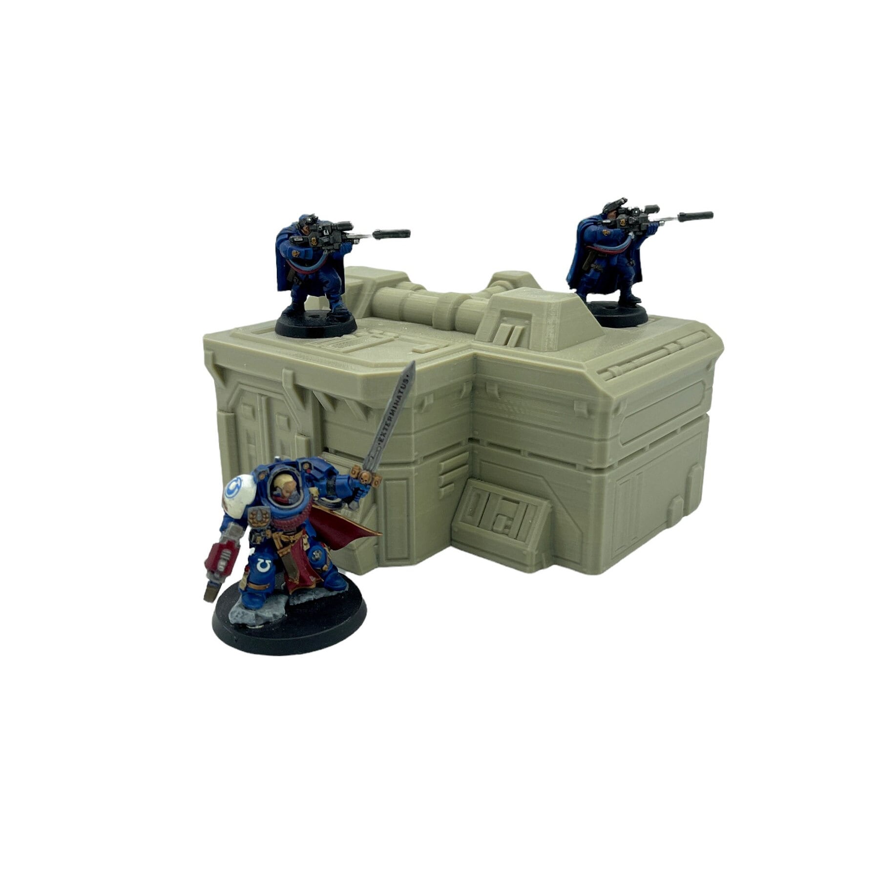 Outpost 21 - Control Station / Forbidden Prints / RPG and Wargame 3d Printed Tabletop Terrain / Licensed Printer