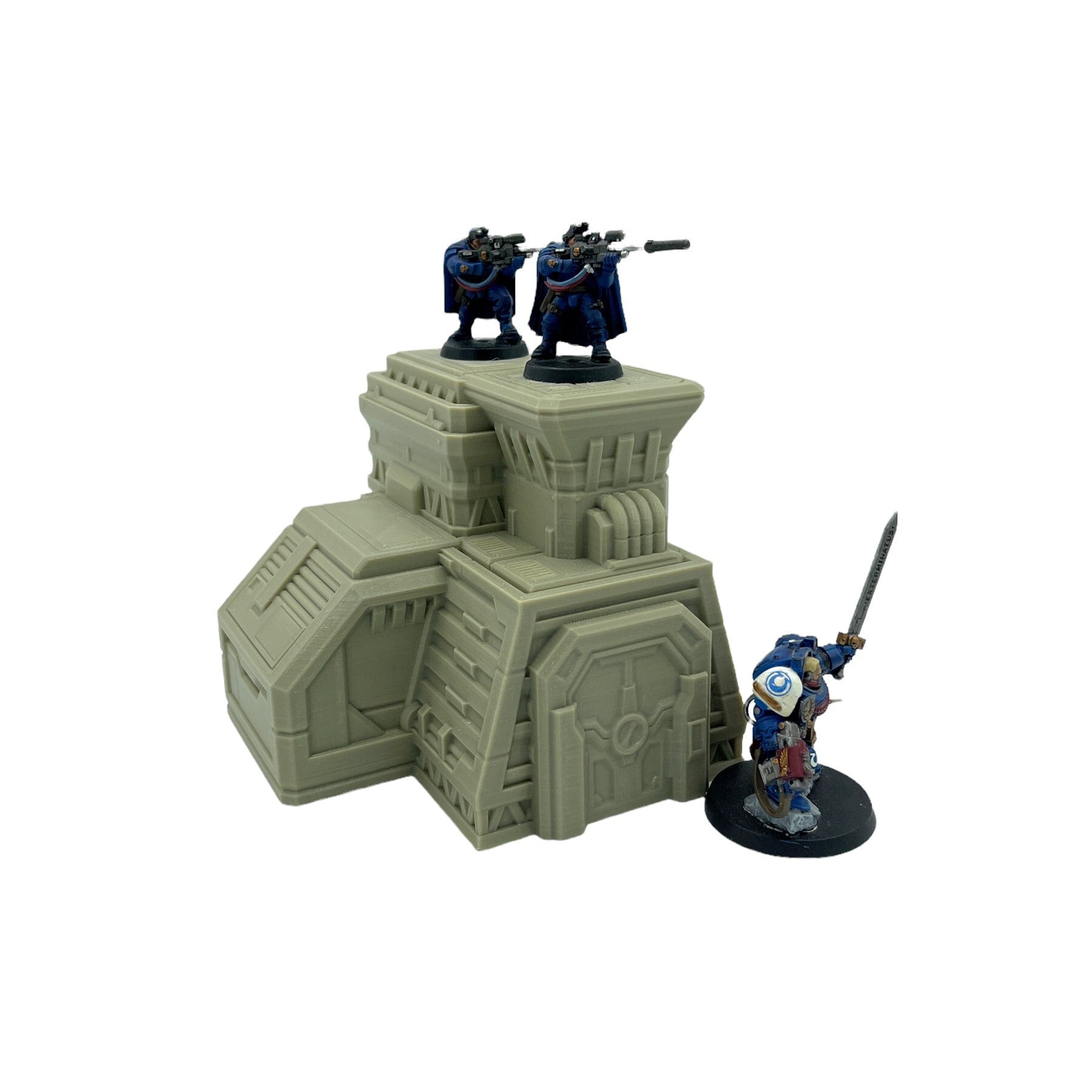 Outpost 21 - Control Station / Forbidden Prints / RPG and Wargame 3d Printed Tabletop Terrain / Licensed Printer