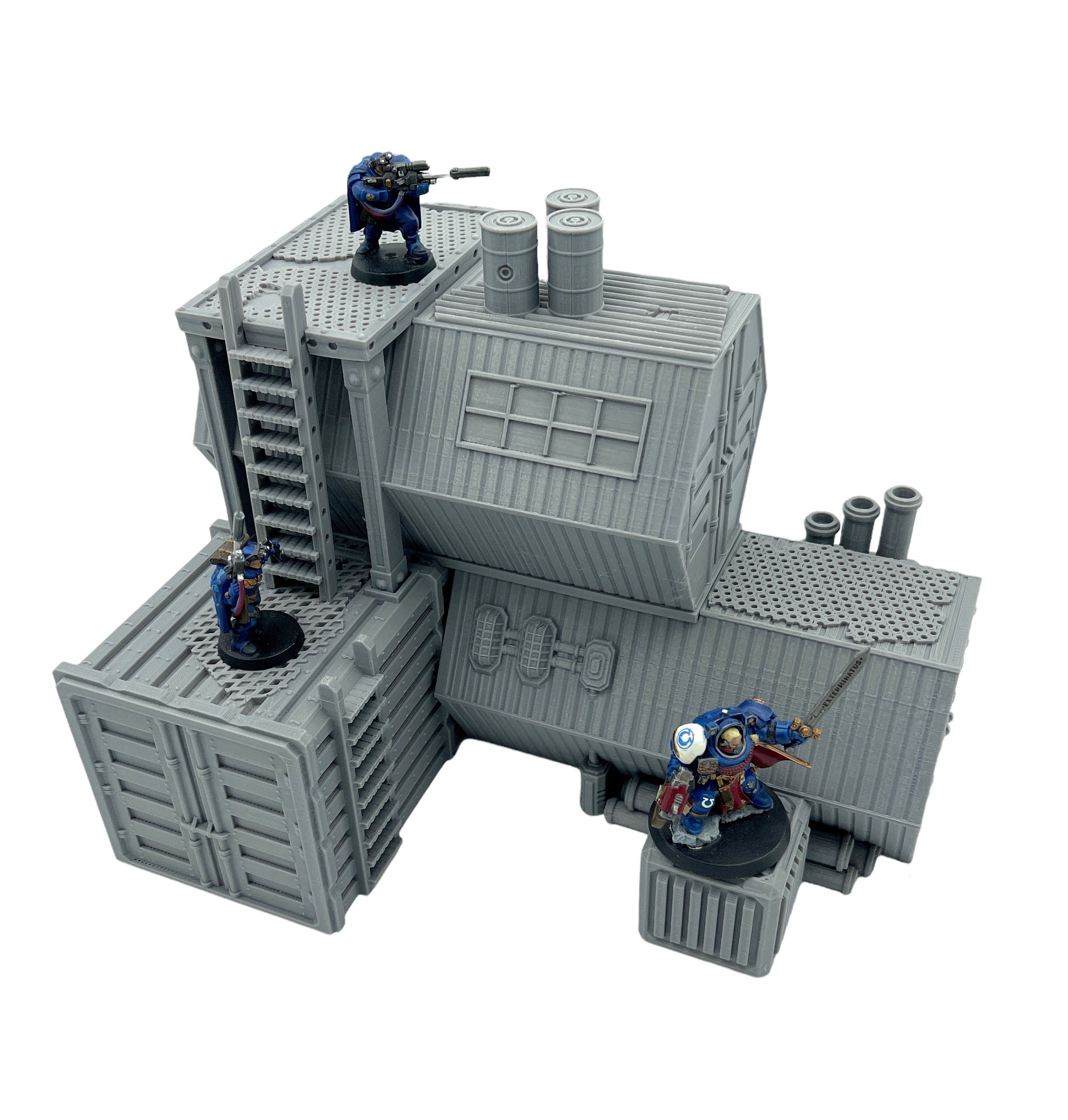 City Docks Hab 2 / Sacrusmundus / 40k / Legion / Shatterpoint / 3d Printed Terrain