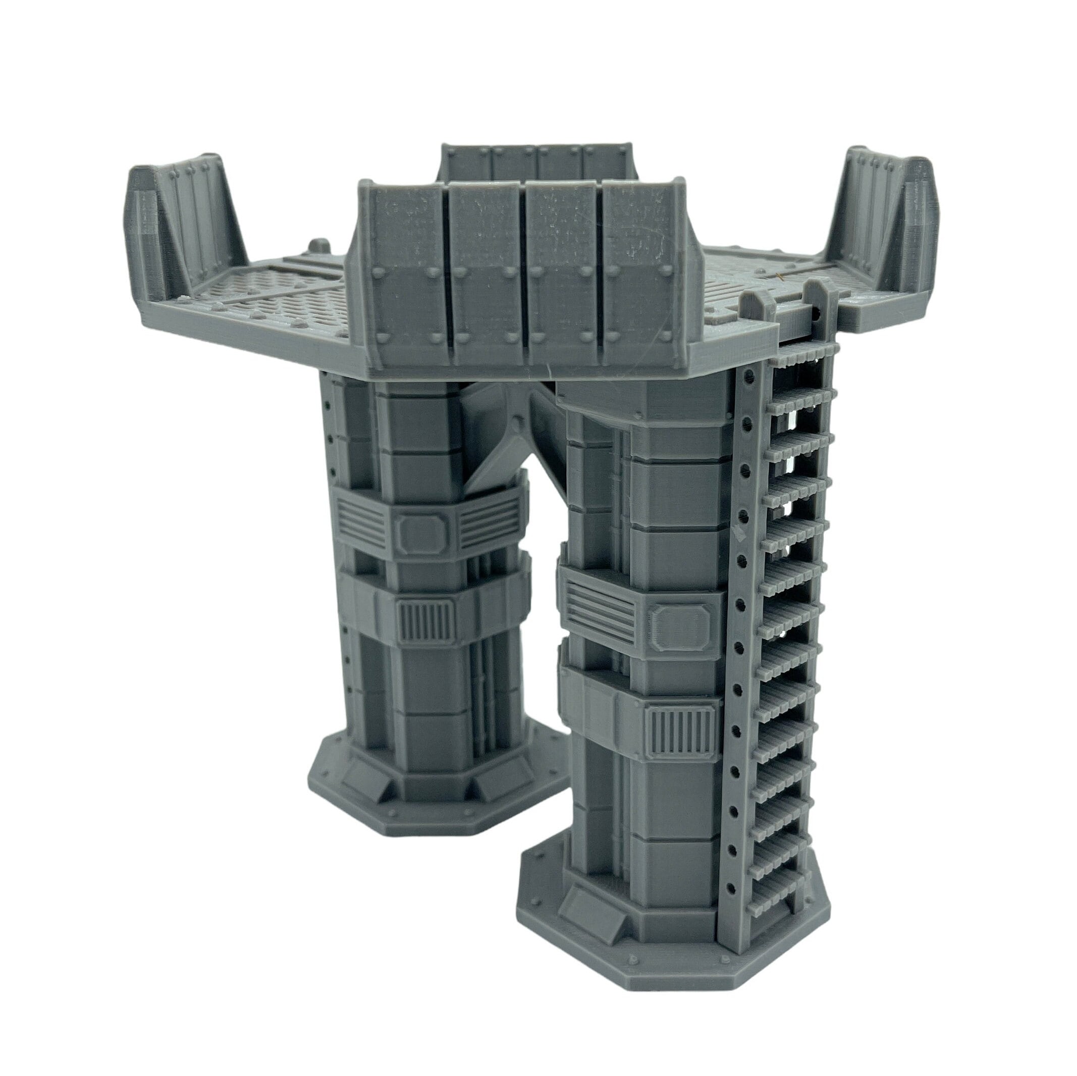 City Dock Platform 1 / Sacrusmundus / RPG and Wargame 3d Printed Tabletop Terrain / Licensed Printer