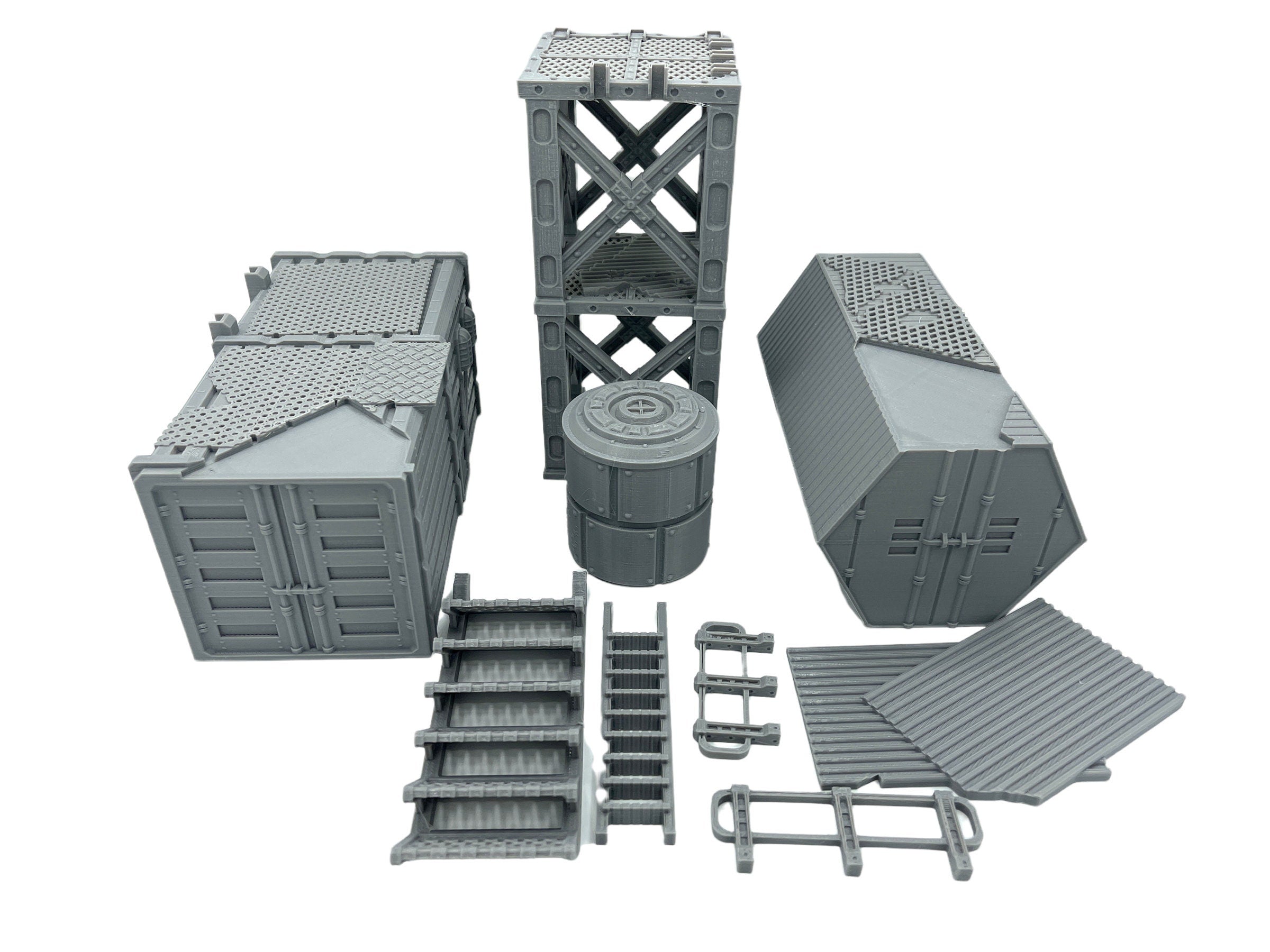 City Docks Container Stack 2 / Sacrusmundus / 40k / Legion / Shatterpoint / 3d Printed Tabletop Terrain / Licensed Printer