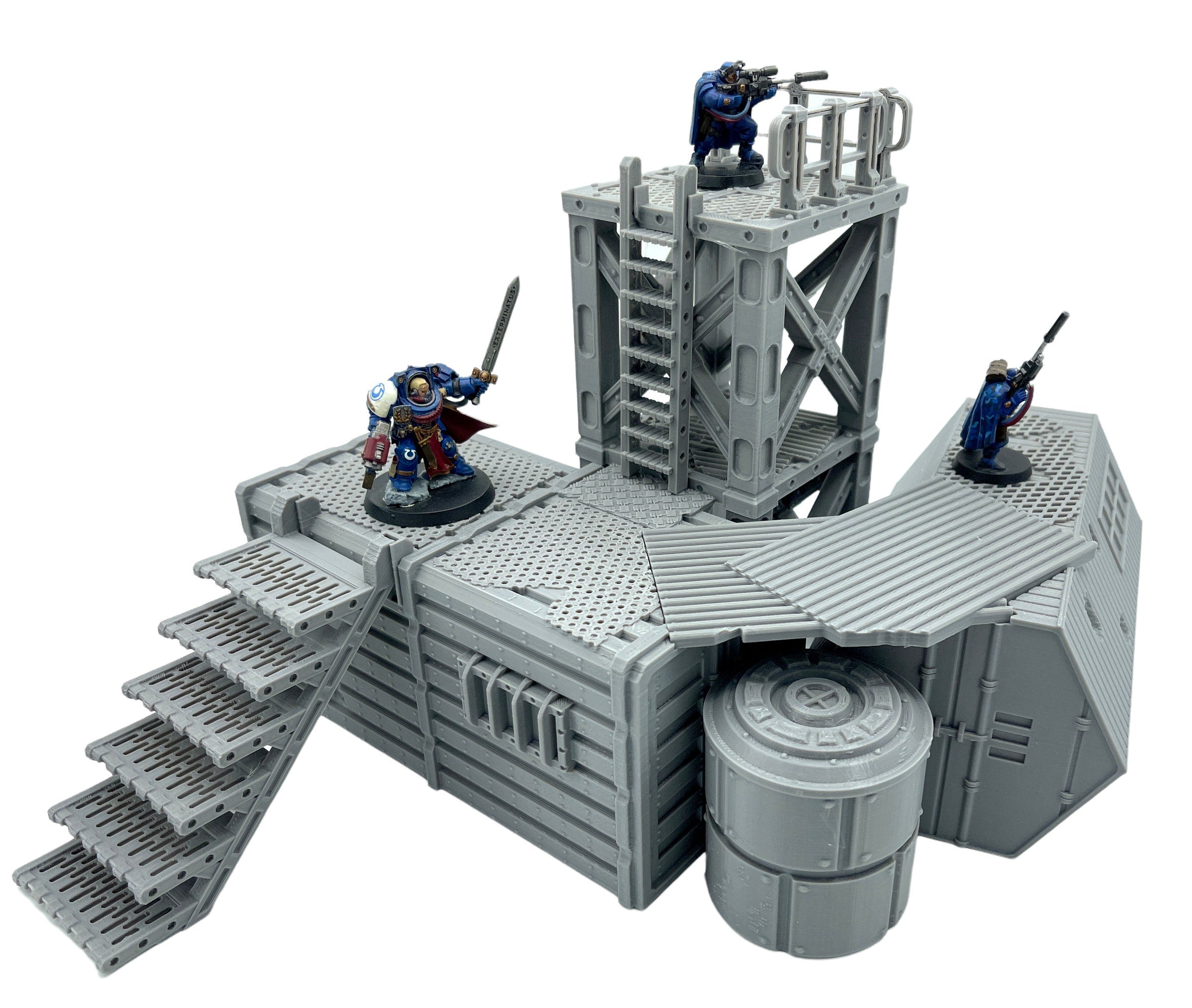 City Docks Container Stack 2 / Sacrusmundus / 40k / Legion / Shatterpoint / 3d Printed Tabletop Terrain / Licensed Printer