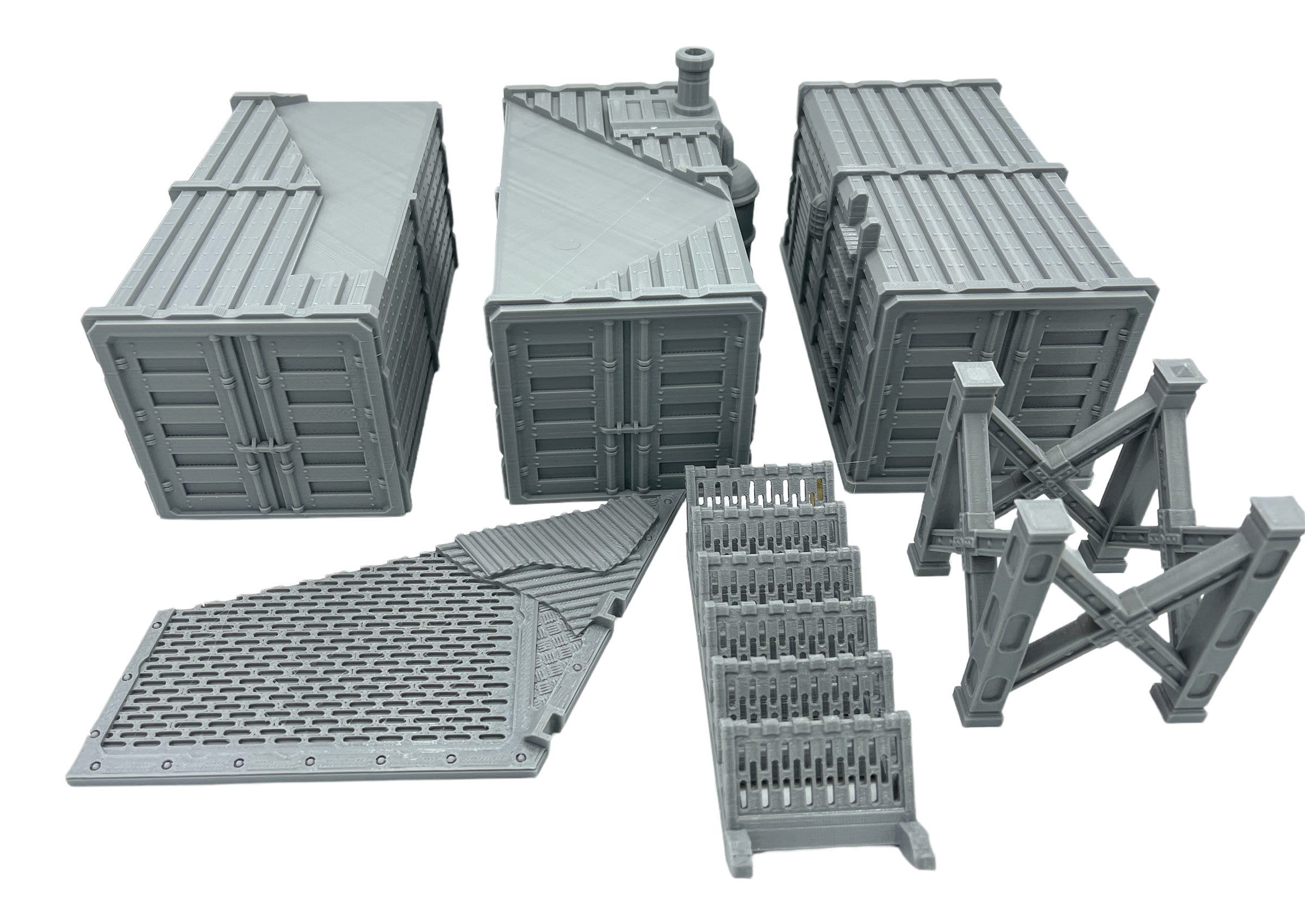 City Docks Container Stack 3 / Sacrusmundus / 40k / Legion / Shatterpoint / 3d Printed Tabletop Terrain / Licensed Printer