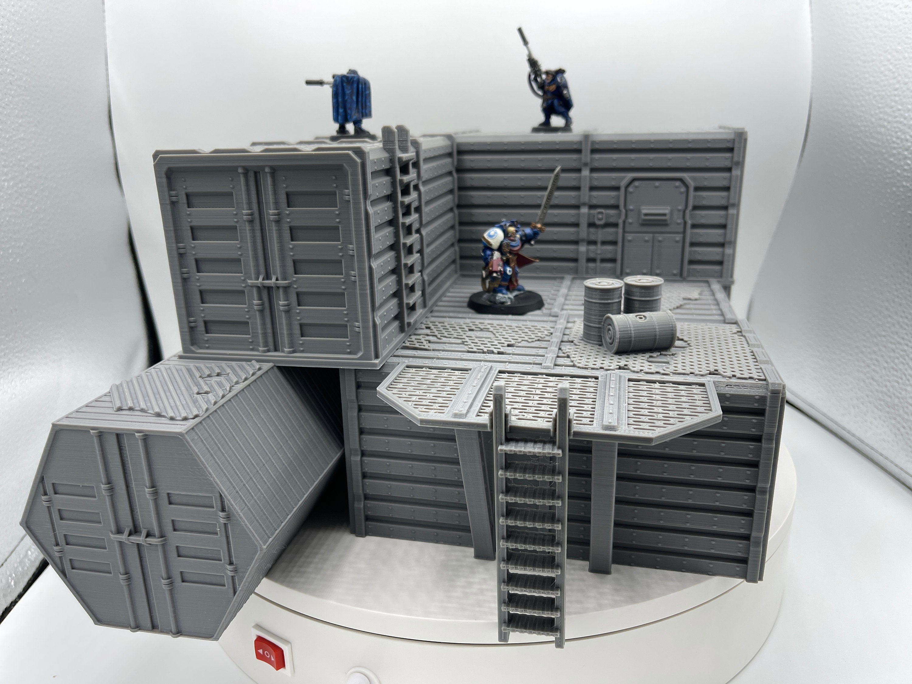 City Docks Container Stack 4 / Sacrusmundus / 40k / Legion / Shatterpoint / 3d Printed Tabletop Terrain / Licensed Printer