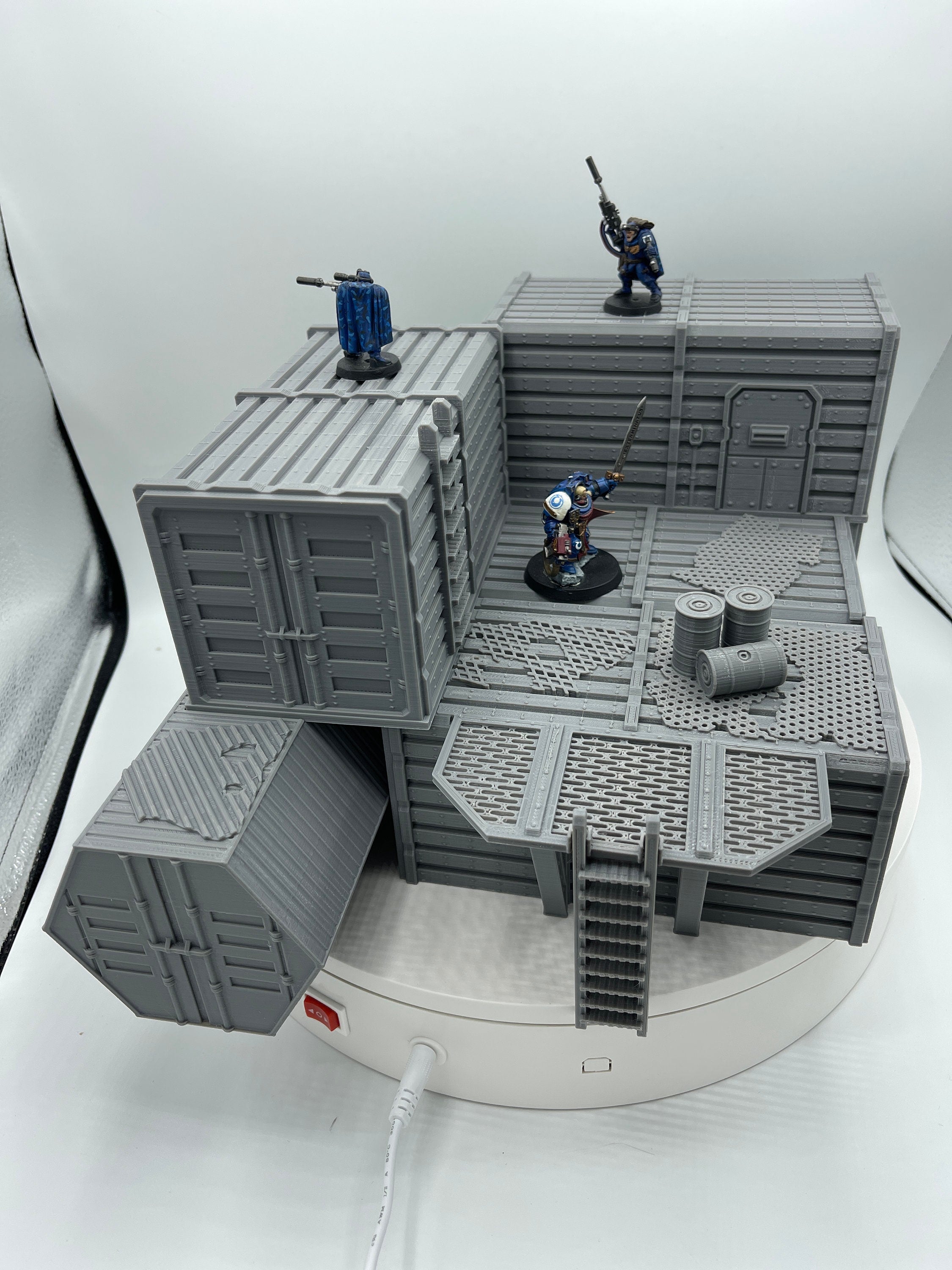 City Docks Container Stack 4 / Sacrusmundus / 40k / Legion / Shatterpoint / 3d Printed Tabletop Terrain / Licensed Printer