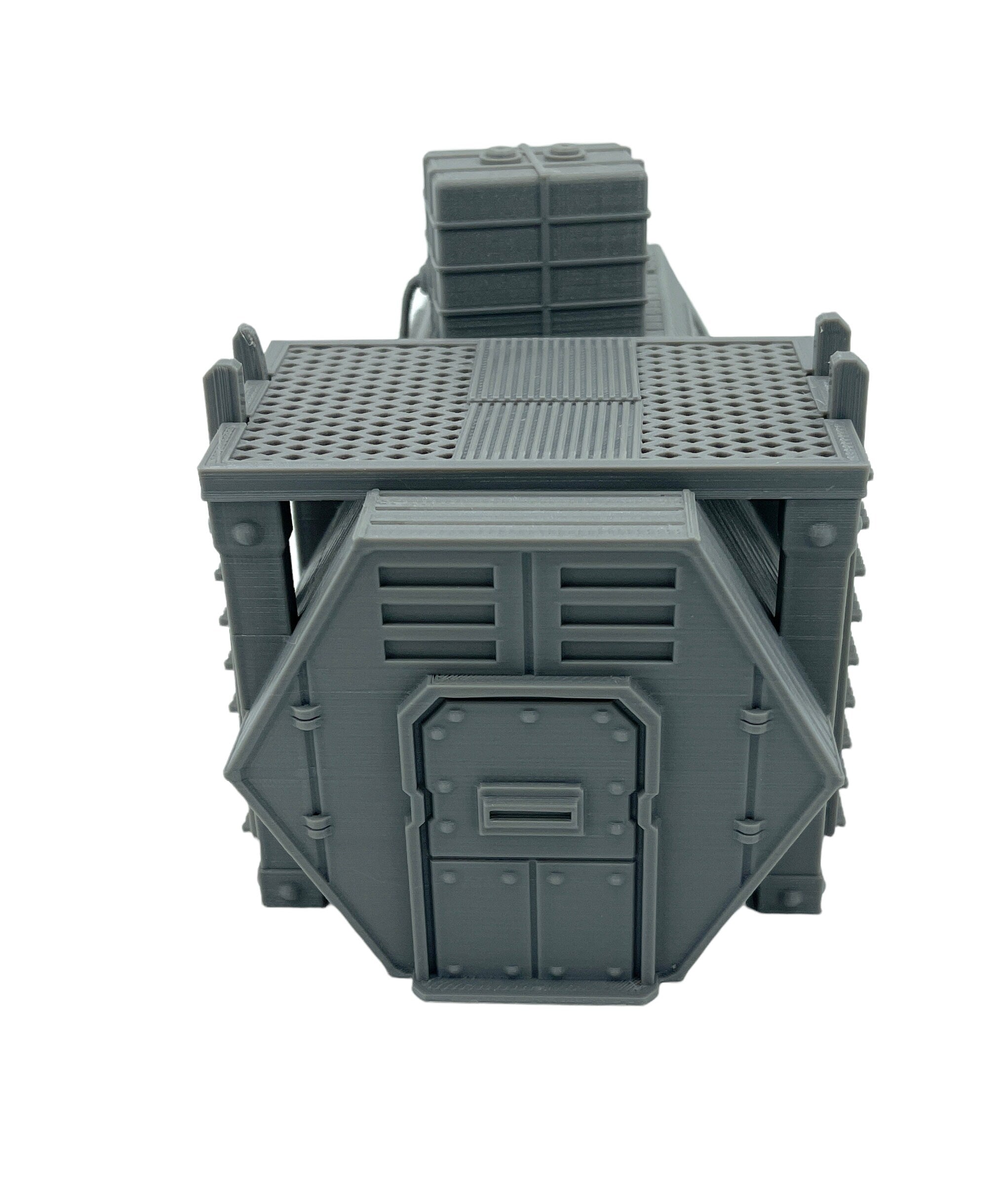 City Docks Hab 1 / Sacrusmundus / RPG and Wargame 3d Printed Tabletop Terrain / Legion / 40k / Shatterpoint