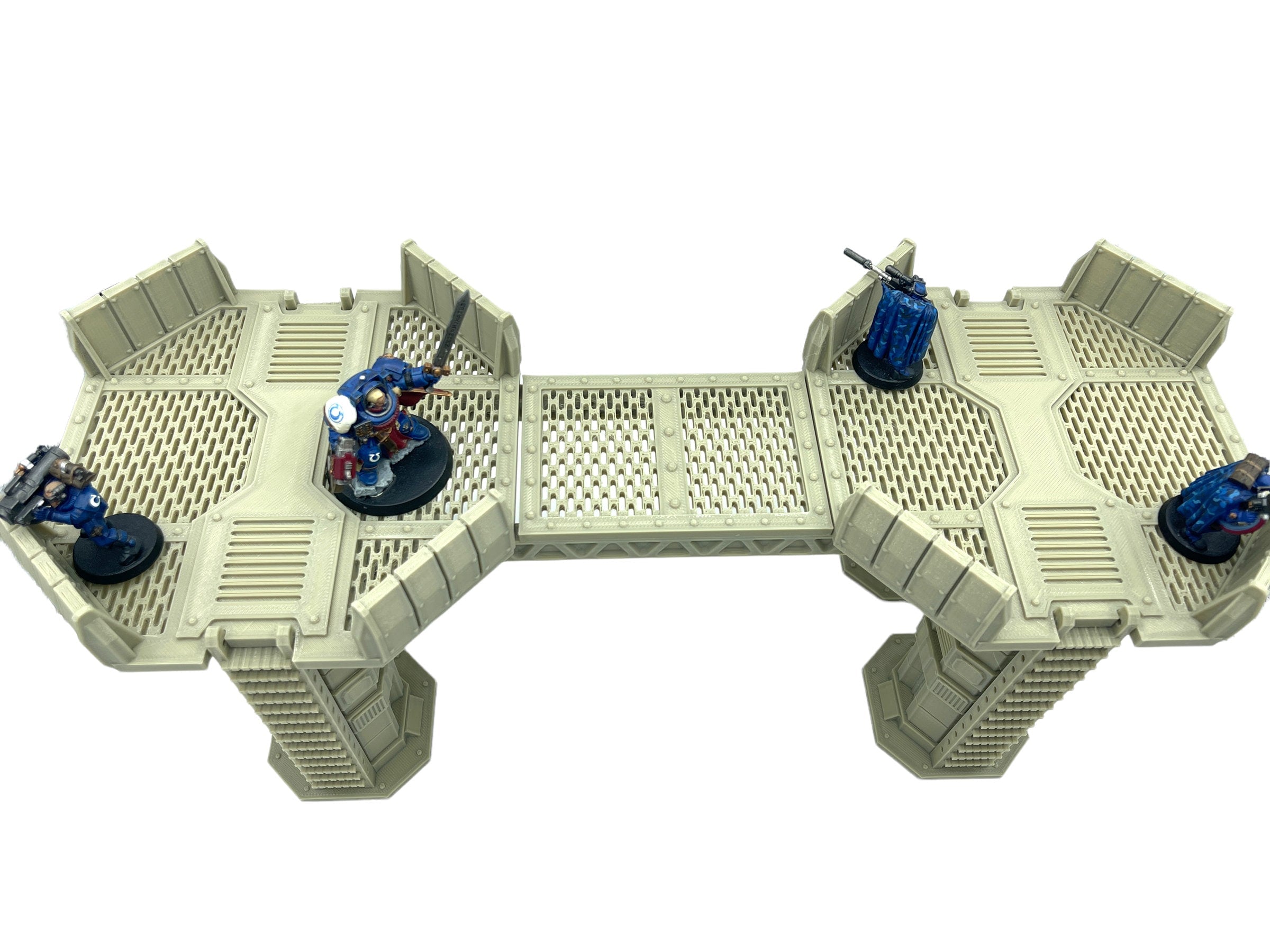 City Dock Platform 2 / Sacrusmundus / RPG and Wargame 3d Printed Tabletop Terrain / Licensed Printer