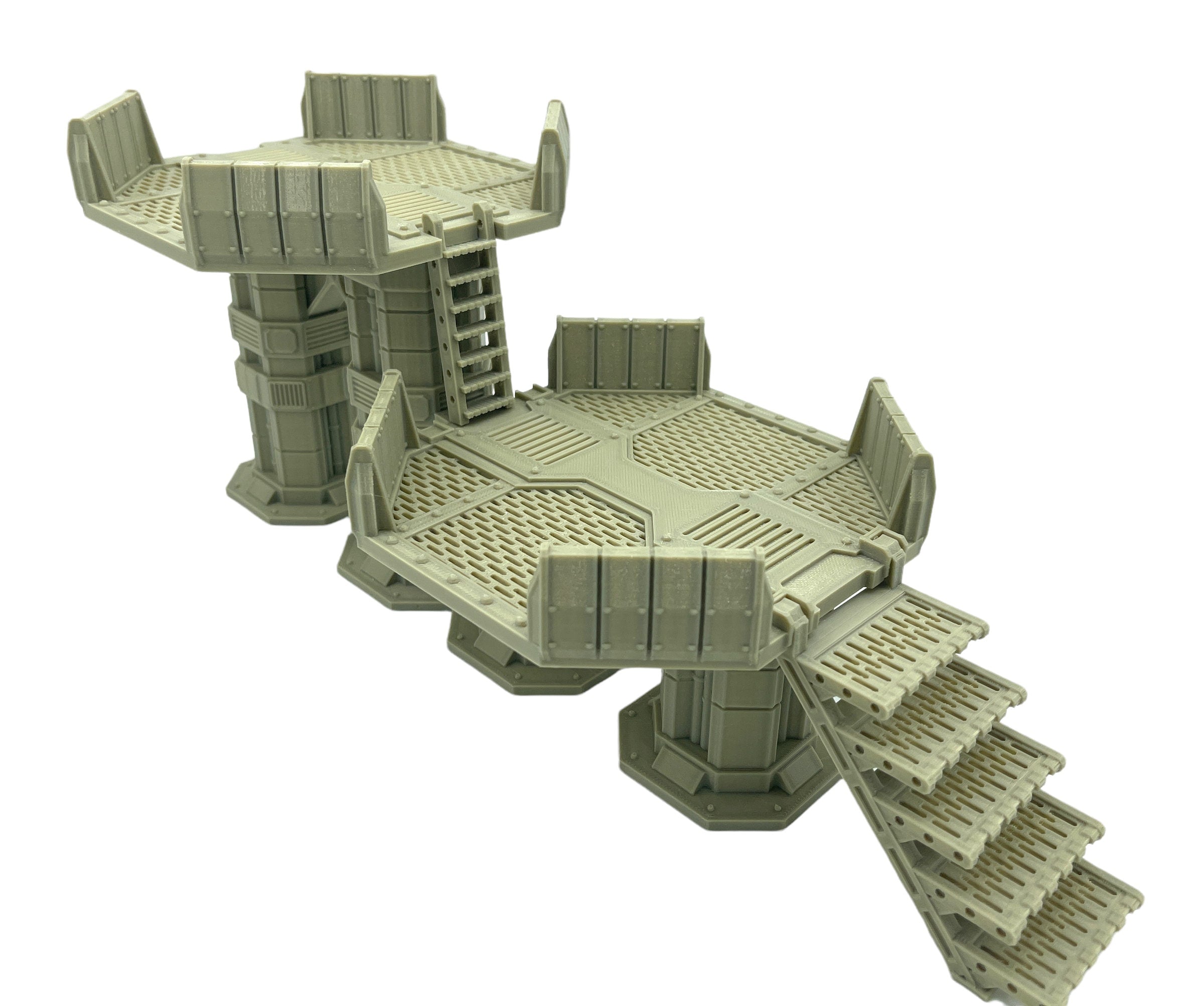 City Dock Platform 3 / Sacrusmundus / 40k / Legion / Shatterpoint / 3d Printed Tabletop Terrain / Licensed Printer