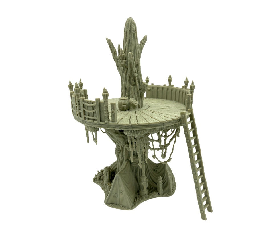 Forest Moon Tree Platform 2 by Jesús Labiano / Legion / 40k / Shatterpoint / Licensed On-Line Printer / Print to Order