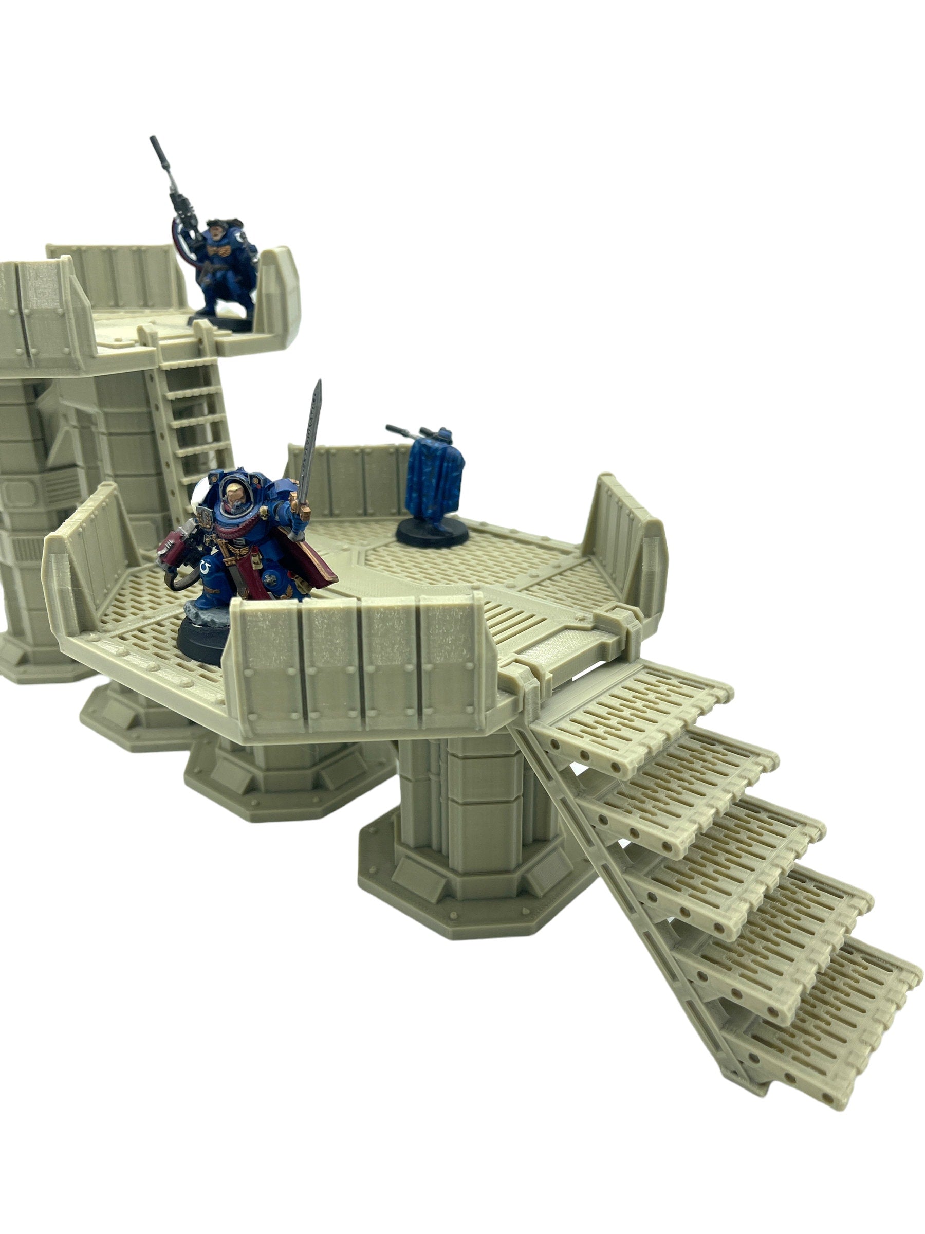 City Dock Platform 3 / Sacrusmundus / 40k / Legion / Shatterpoint / 3d Printed Tabletop Terrain / Licensed Printer