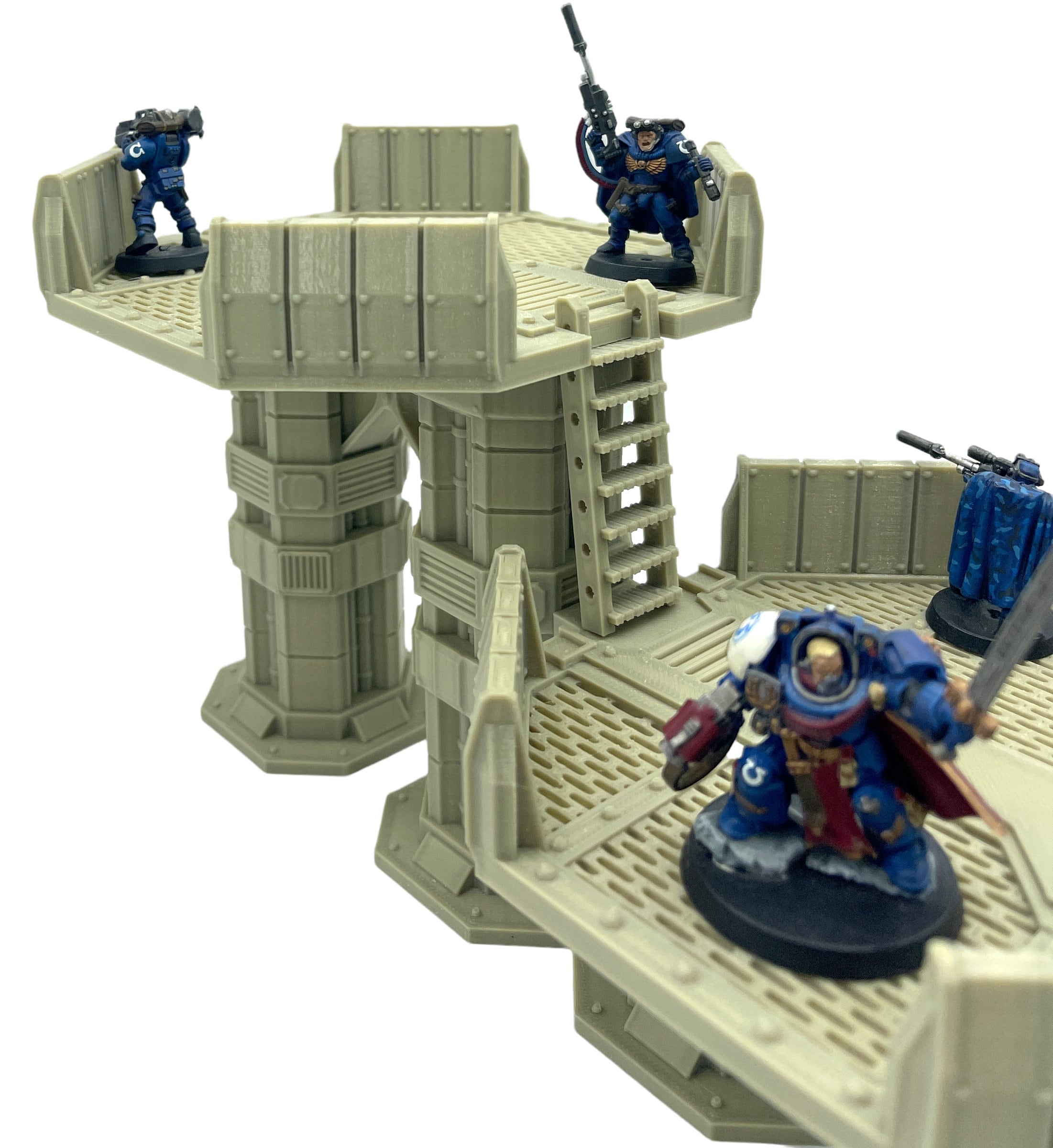 City Dock Platform 3 / Sacrusmundus / 40k / Legion / Shatterpoint / 3d Printed Tabletop Terrain / Licensed Printer