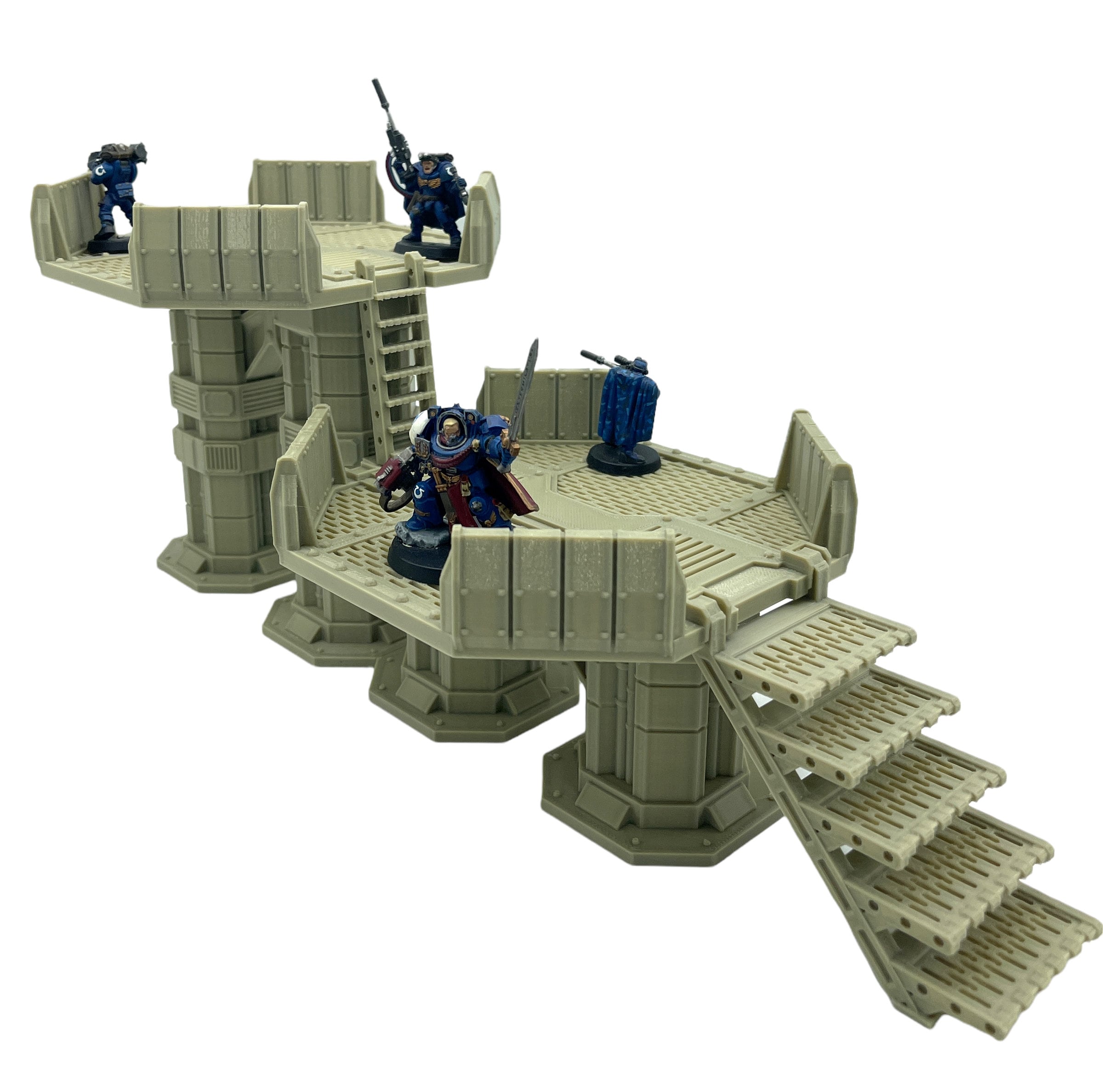 City Dock Platform 3 / Sacrusmundus / 40k / Legion / Shatterpoint / 3d Printed Tabletop Terrain / Licensed Printer