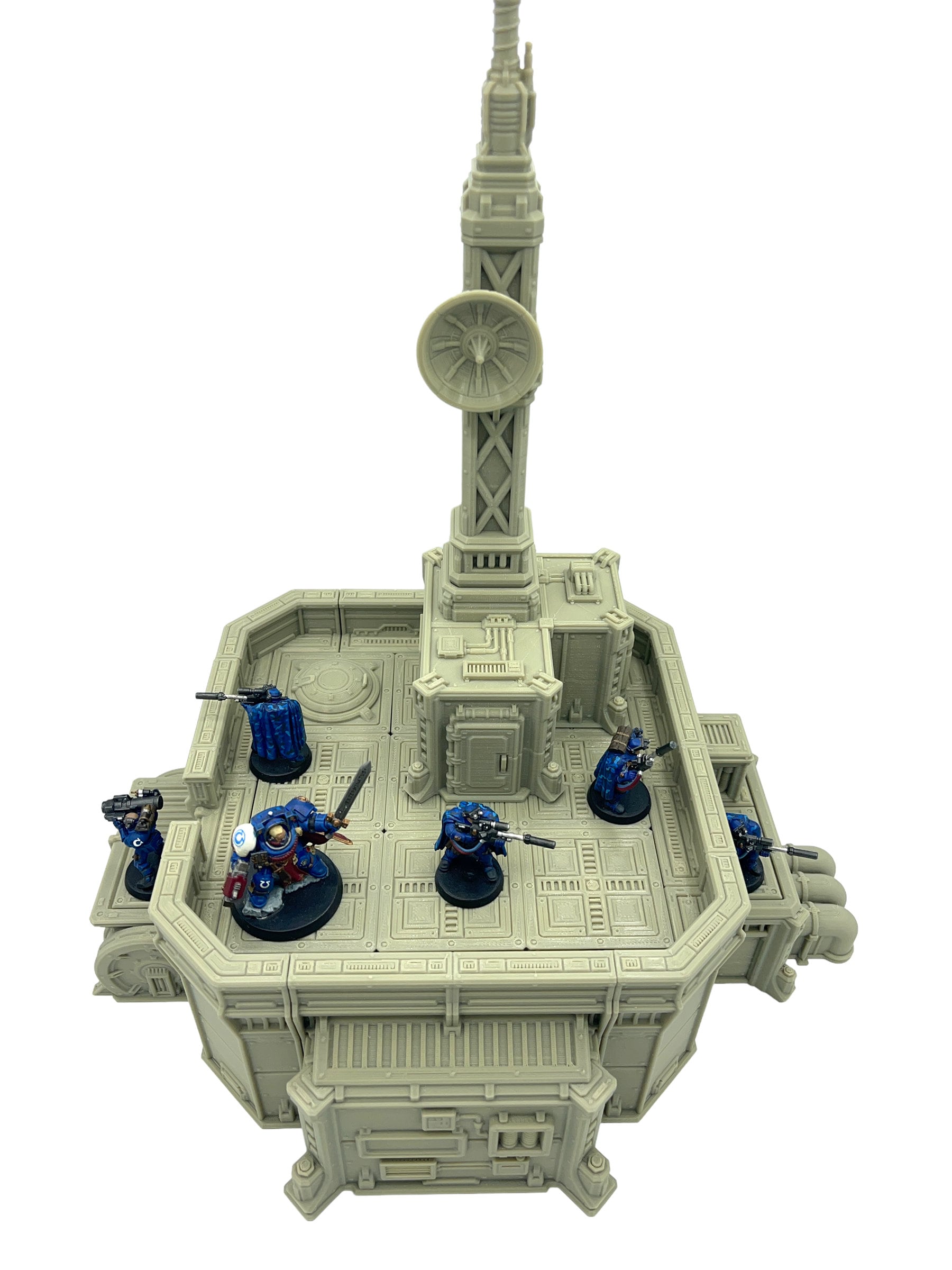 Outpost 21 - Communication Station / Forbidden Prints / RPG and Wargame 3d Printed Tabletop Terrain / Licensed Printer