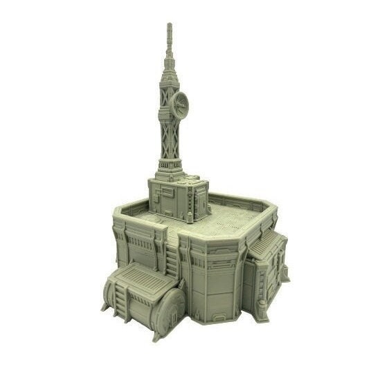 Outpost 21 - Communication Station / Forbidden Prints / RPG and Wargame 3d Printed Tabletop Terrain / Licensed Printer