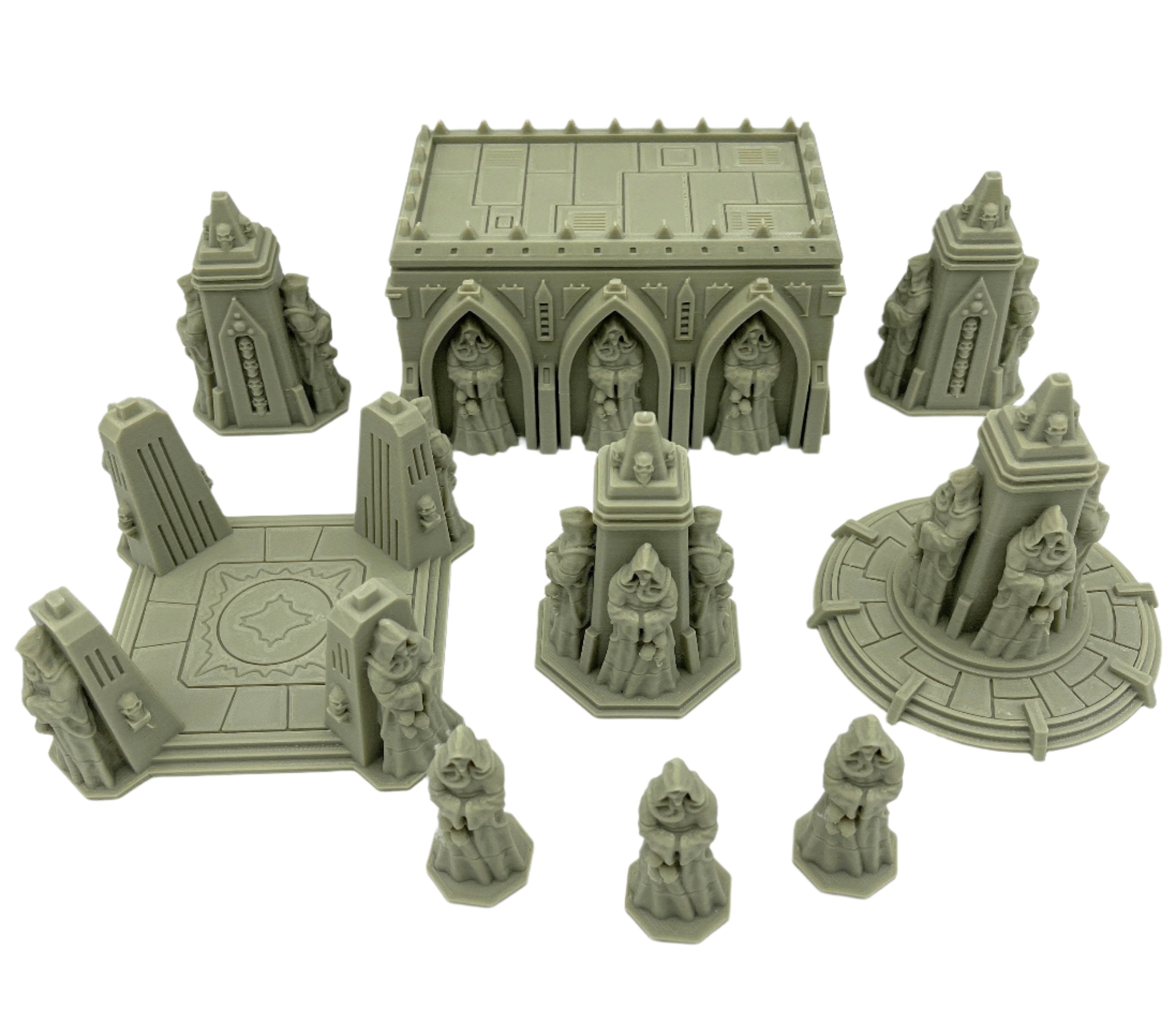 Temple District Bundle 1 - Epic Scale Terrain (6mm - 8mm compatible)
