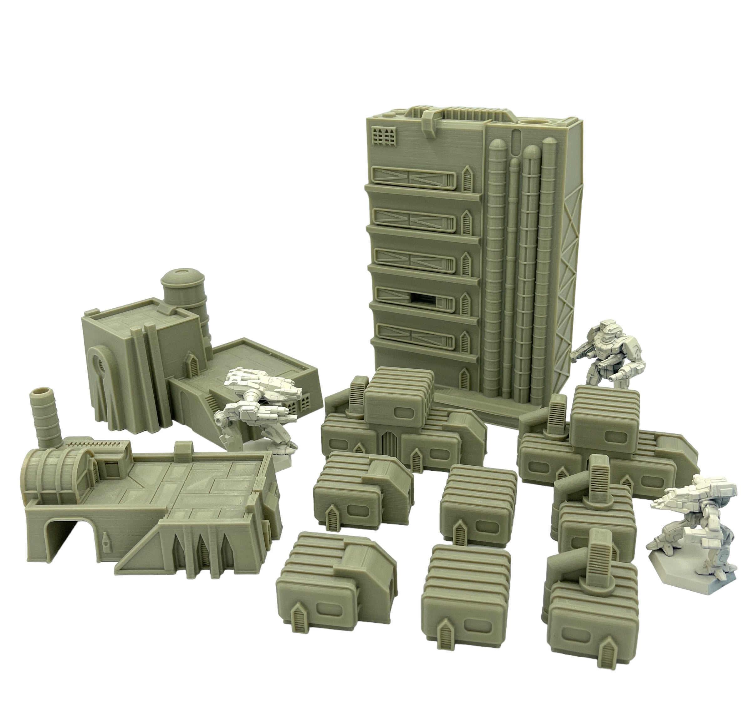 Corporate Building Bundle 3 - Epic Scale Terrain (6mm - 8mm compatible)