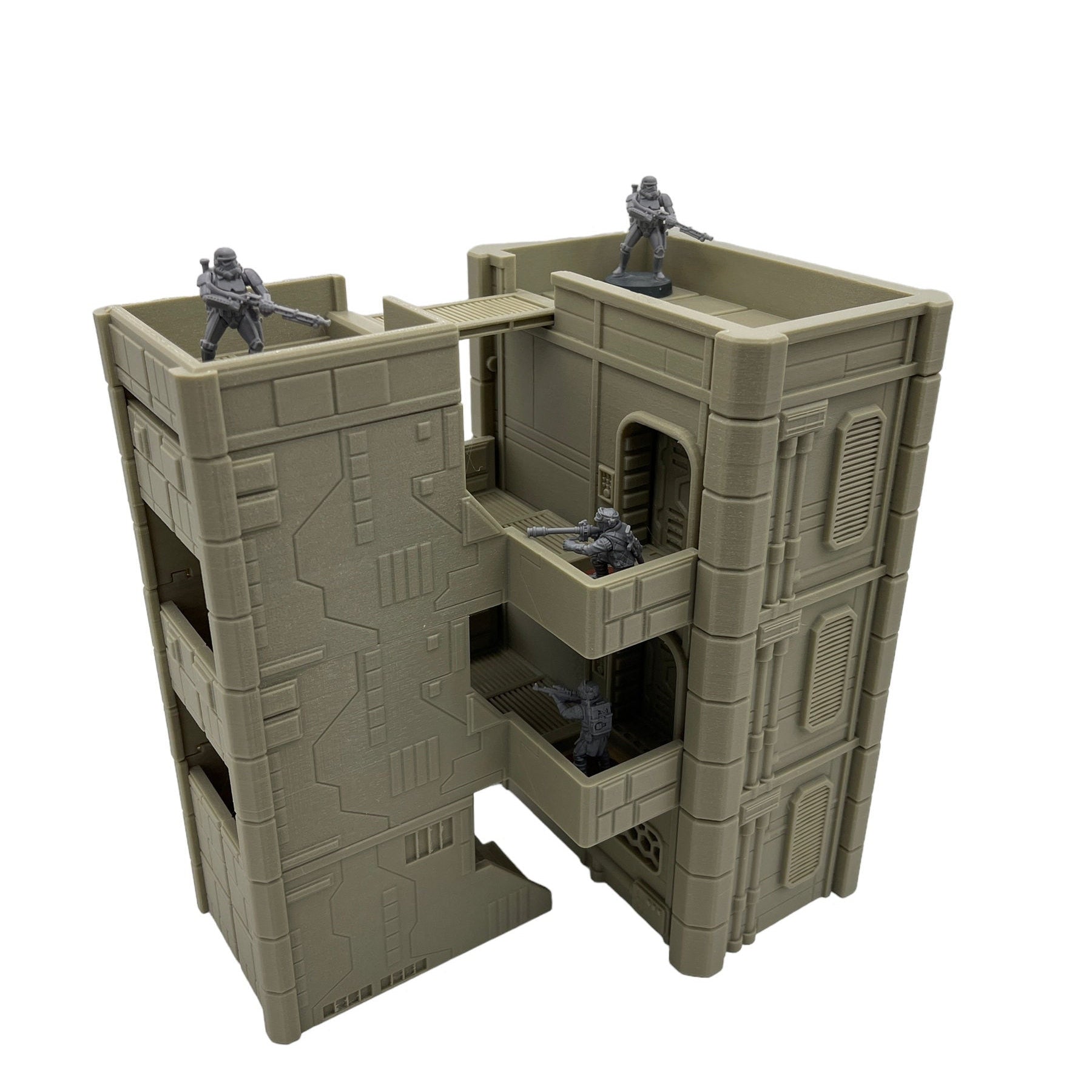 MidRim City Apartments / SW Legion / Shatterpoint Compatible Terrain / Corvus Games Terrain Licensed Printer