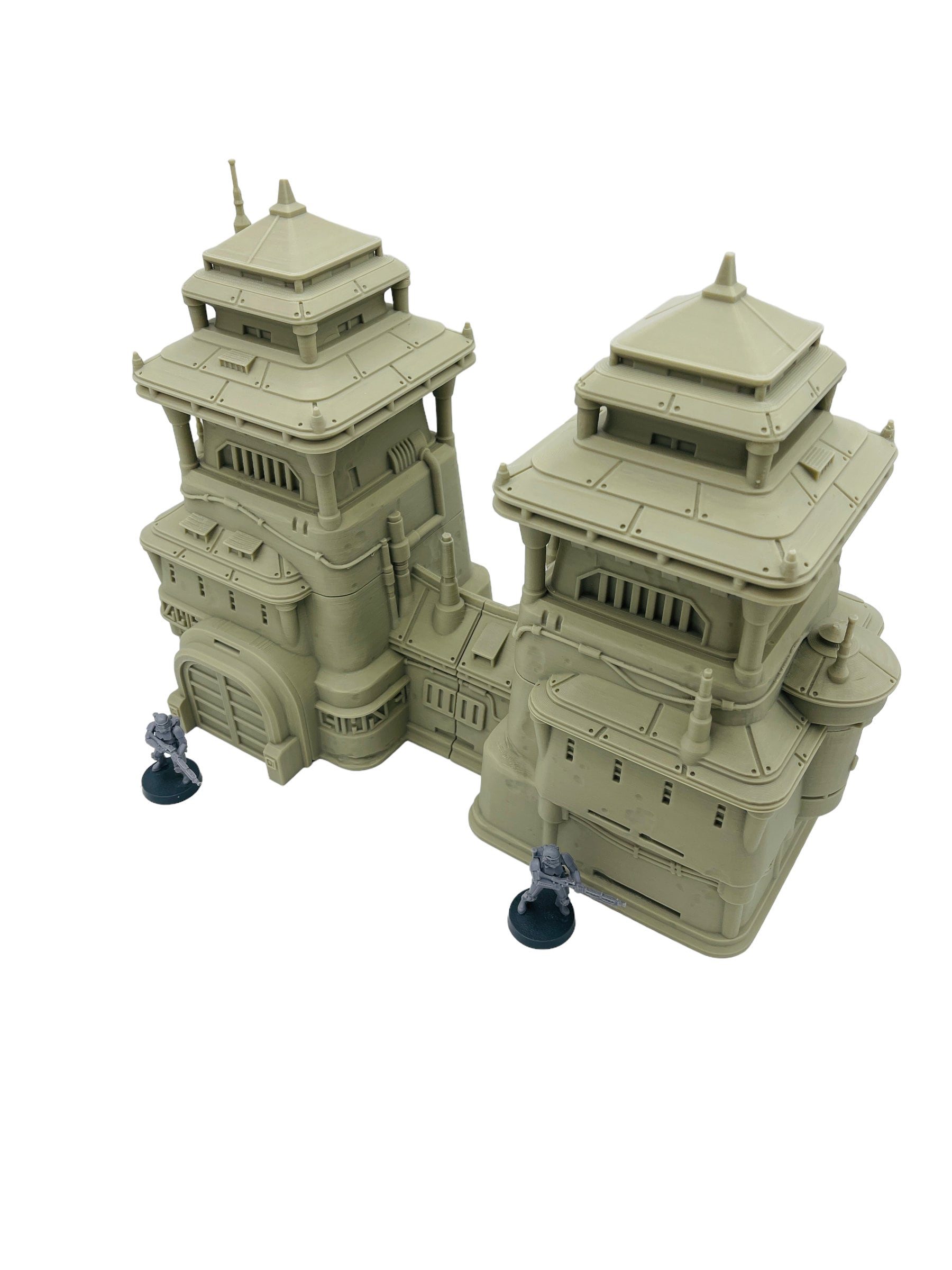 Massa'dun Double Estate / Designed by War Scenery / Legion and Sci-Fi 3d Printed Tabletop Terrain / Licensed Printer