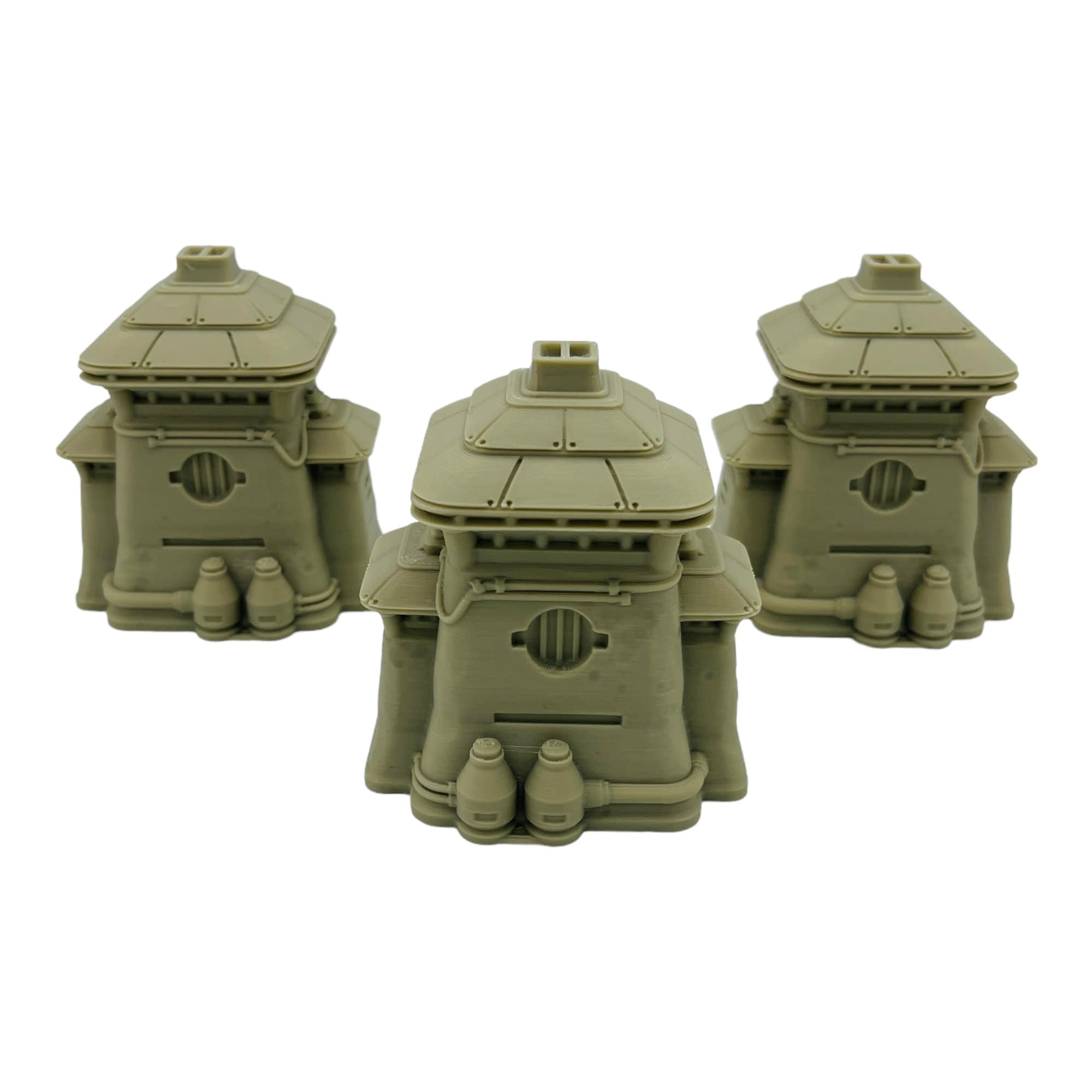Massa'dun Small Generator Pack / Designed by War Scenery / Legion and Sci-Fi 3d Printed Tabletop Terrain / Licensed Printer