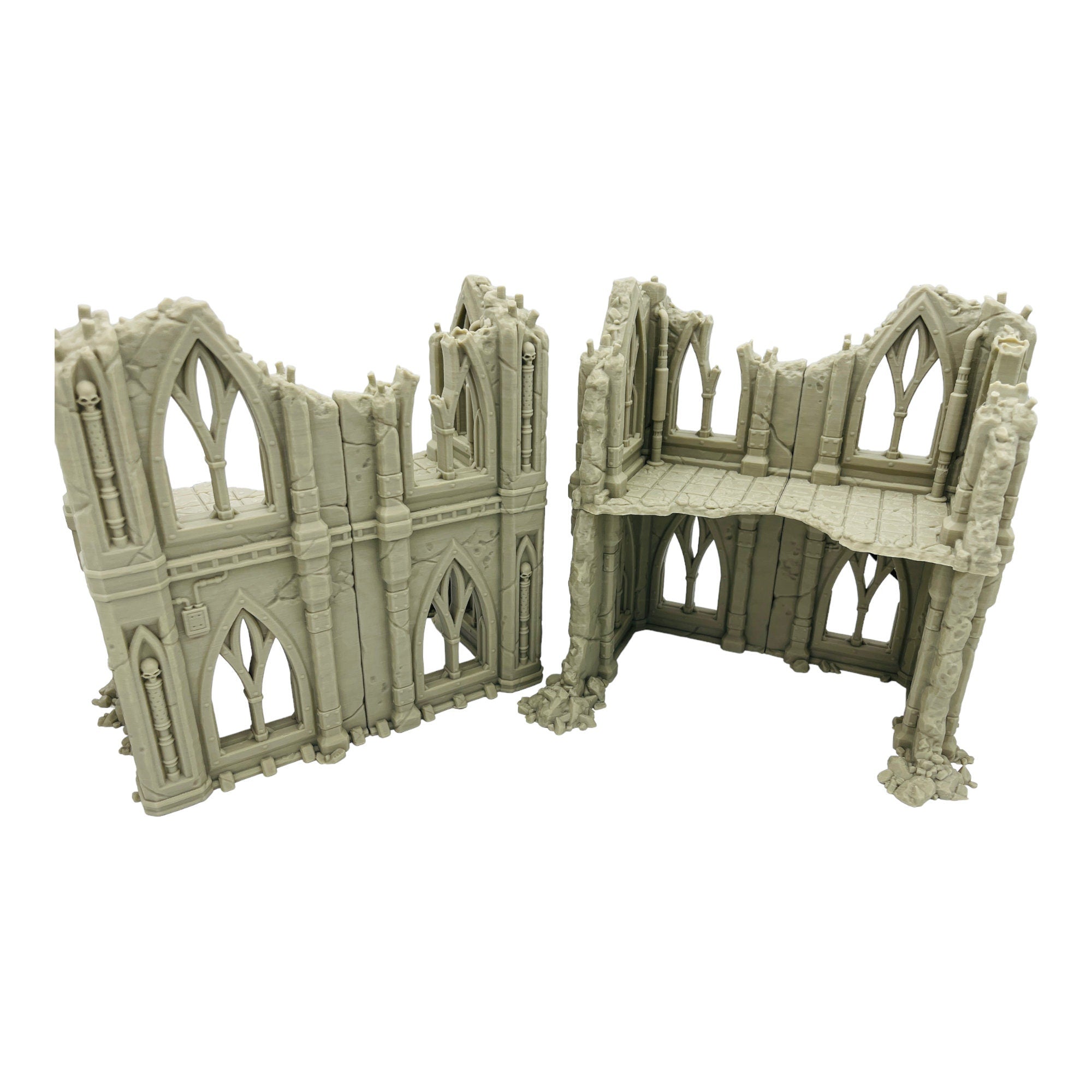 Ruined Structure 1 - Ruins of the Empire / Forbidden Prints / RPG and Wargame 3d Printed Tabletop Terrain / Licensed Printer