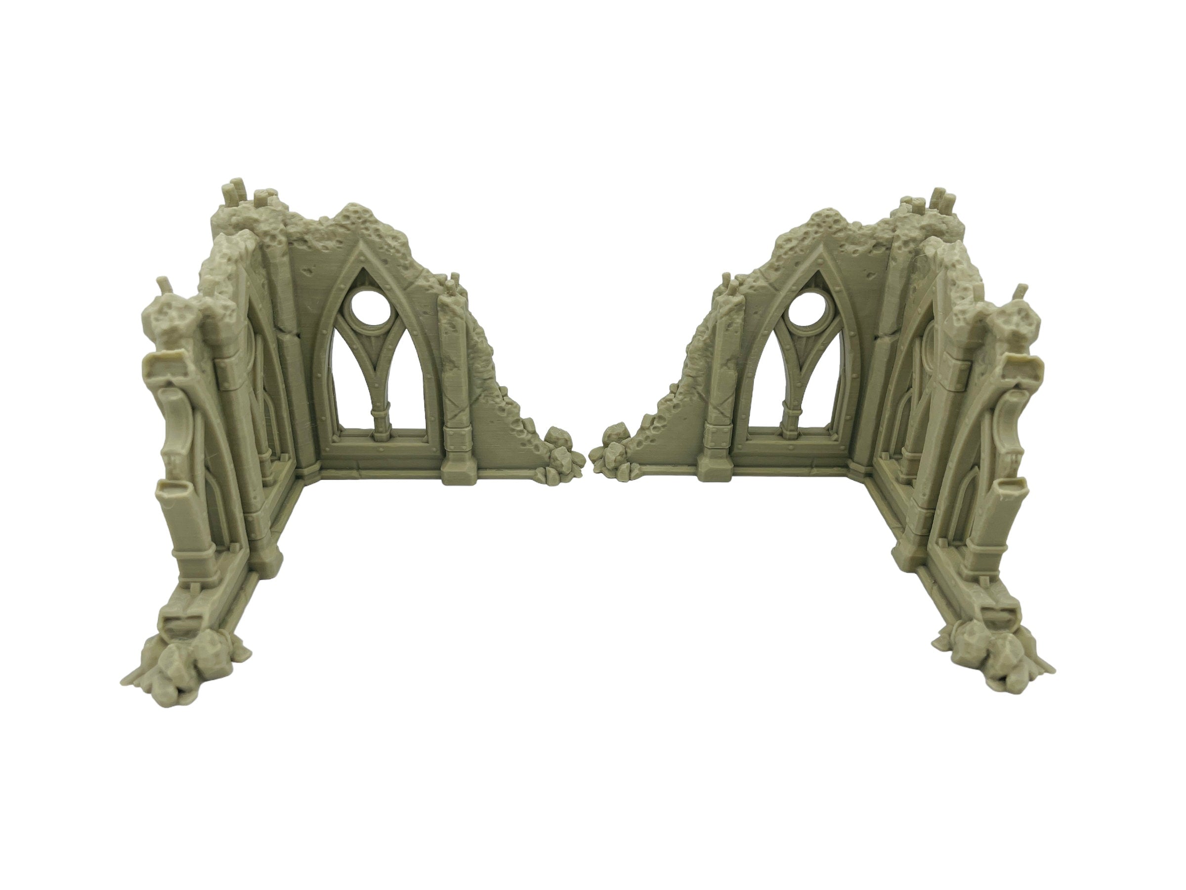 Ruined Ground Scatter Corner Pieces - Ruins of the Empire / Forbidden Prints / RPG and Wargame 3d Printed Terrain / Licensed Printer