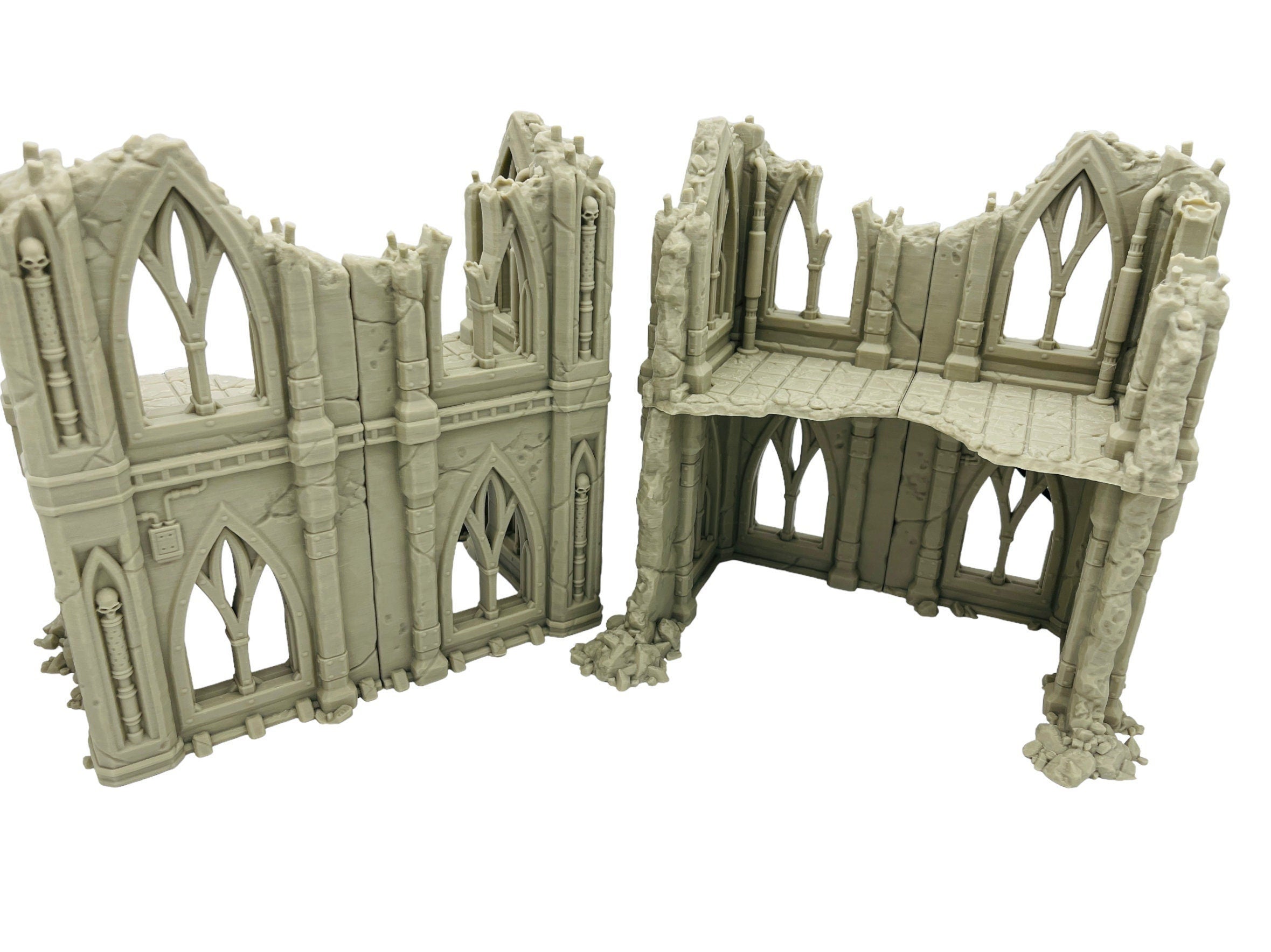 Ruined Structure 1 - Ruins of the Empire / Forbidden Prints / RPG and Wargame 3d Printed Tabletop Terrain / Licensed Printer