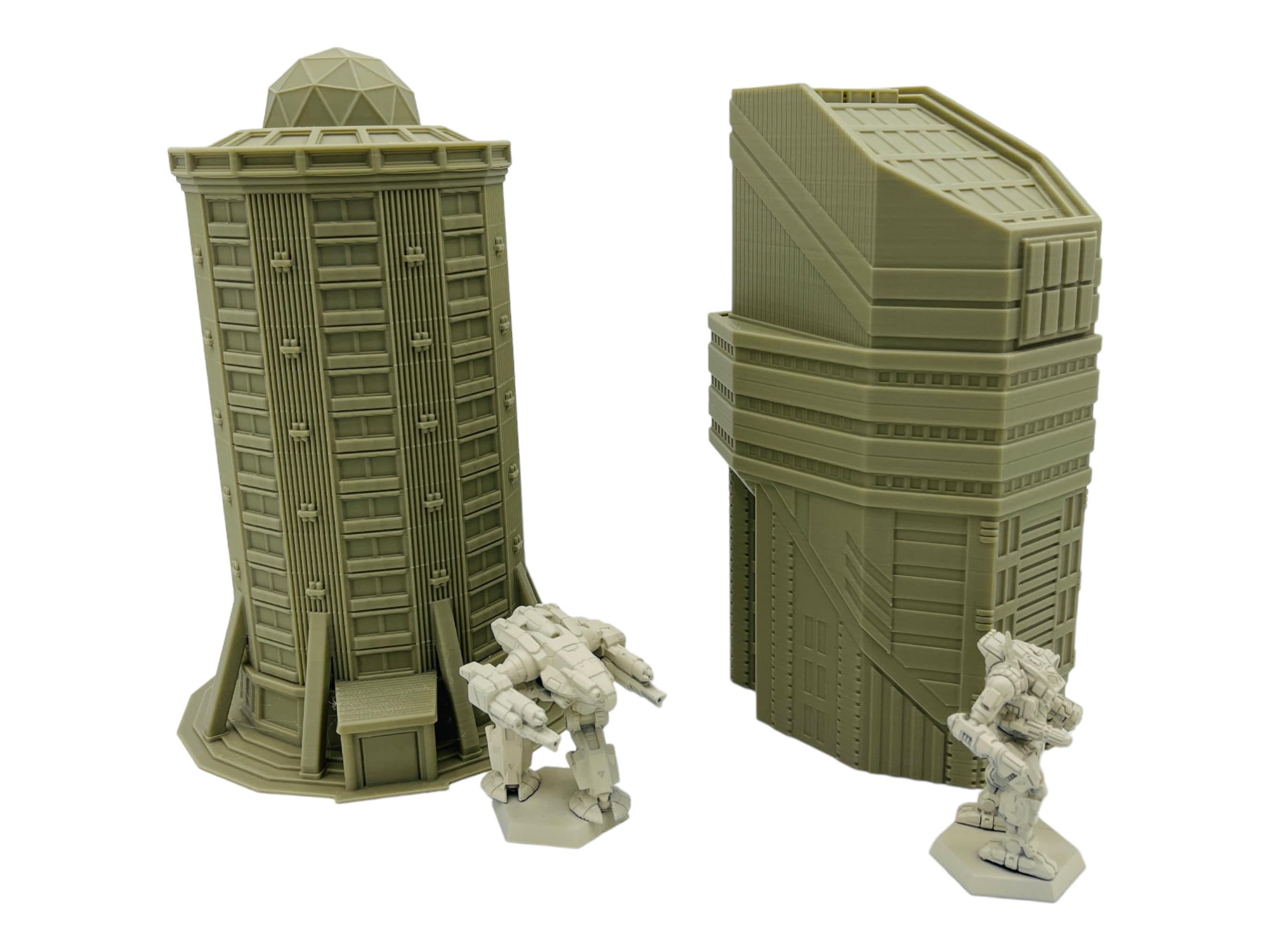 Mecha City Downtown Bundle 2 - Epic Scale Terrain (6mm - 8mm compatible)