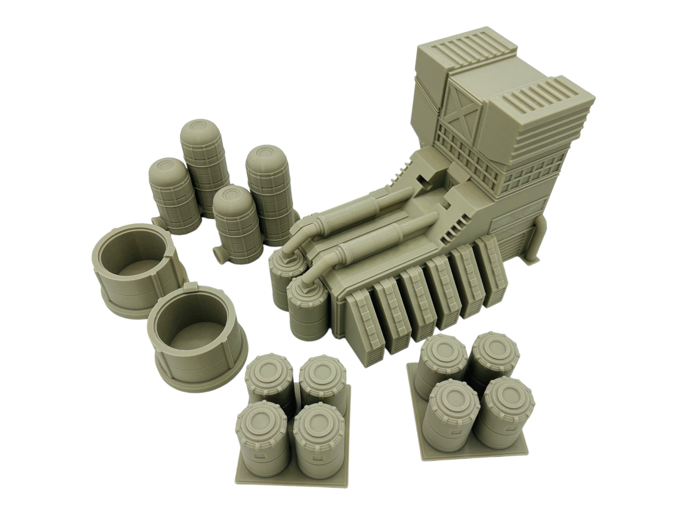 Mecha City Factory Bundle 1 - Epic Scale Terrain (6mm - 8mm compatible)