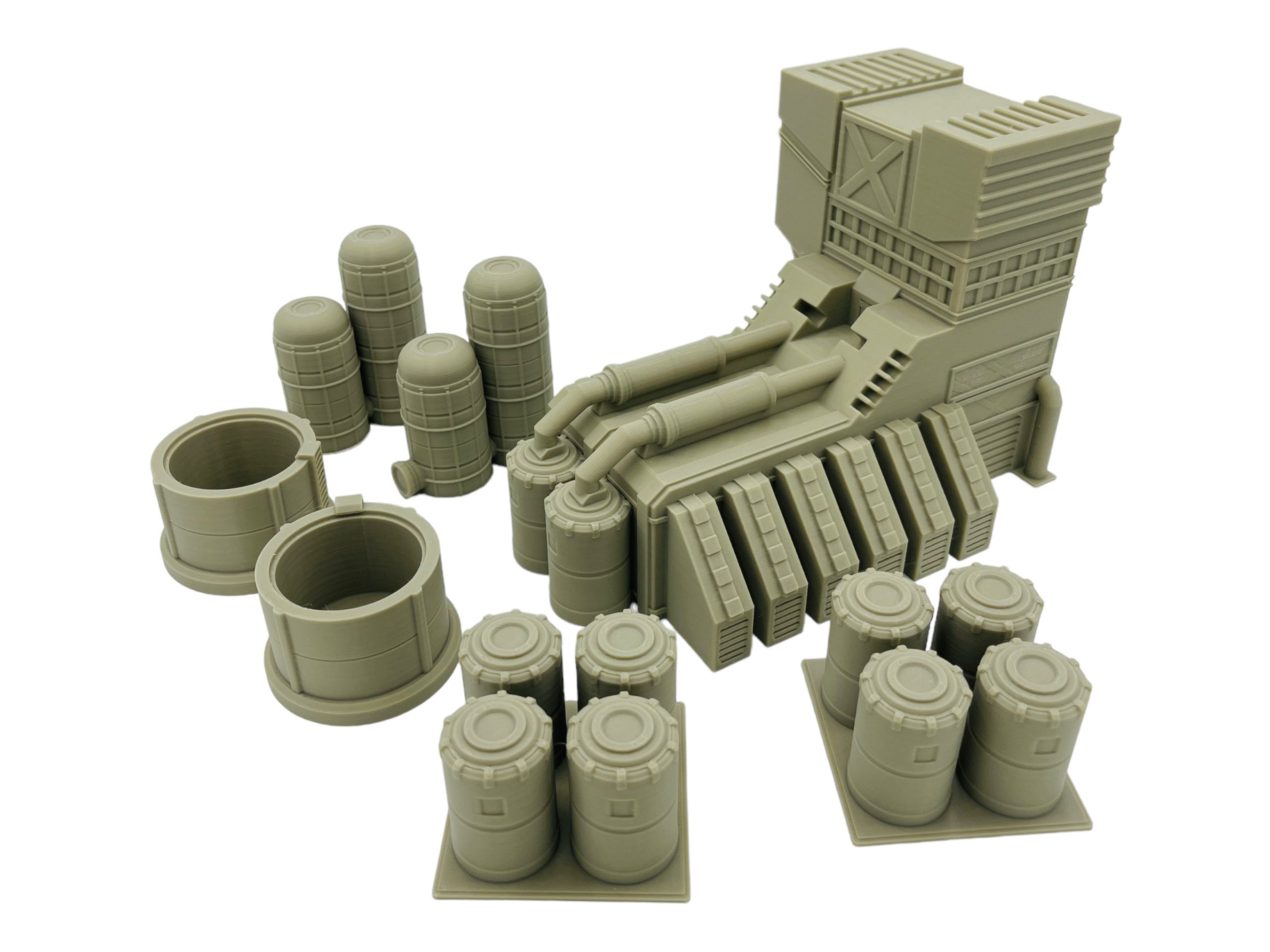 Mecha City Factory Bundle 1 - Epic Scale Terrain (6mm - 8mm compatible)