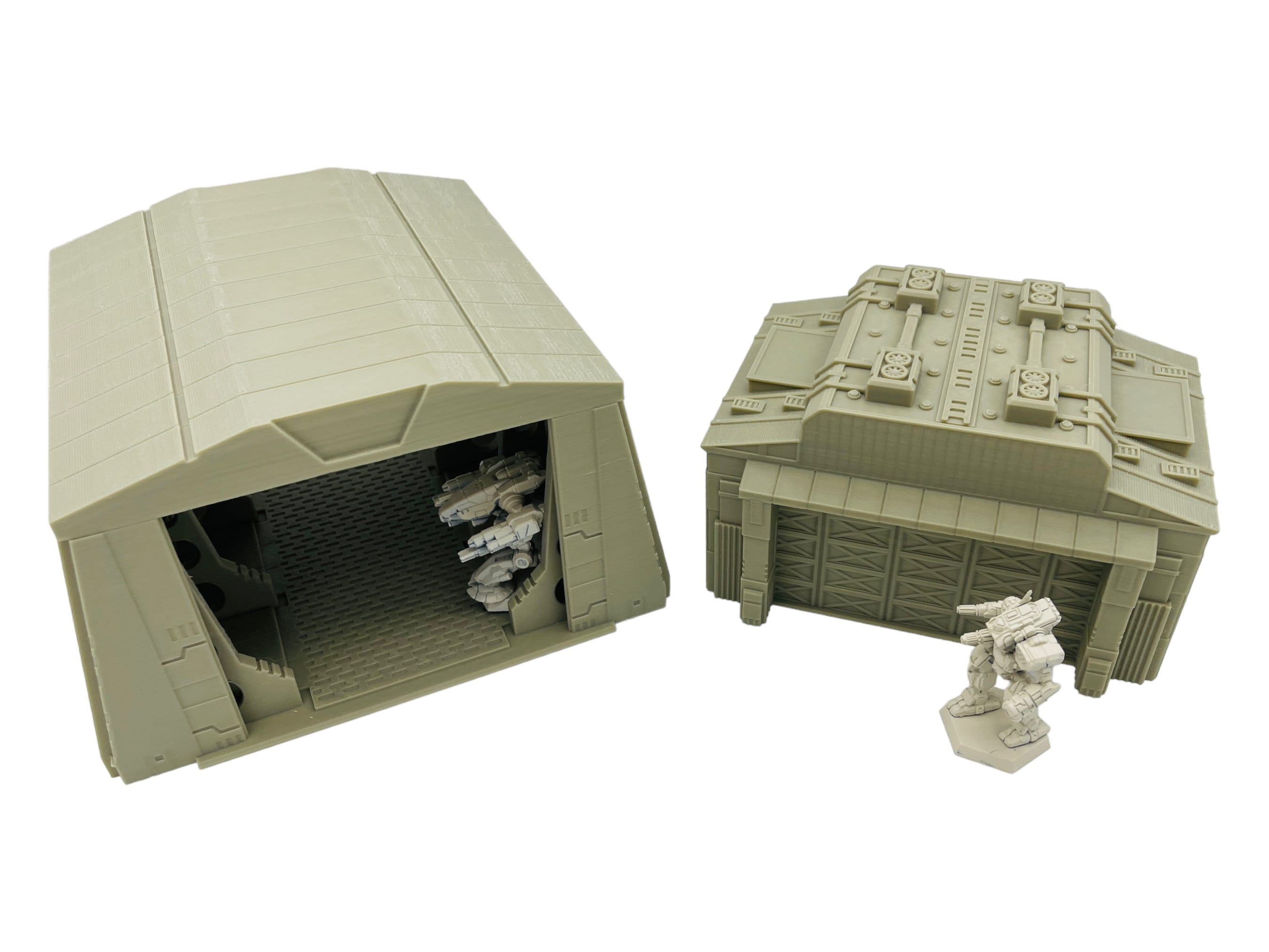 Mecha City Mech Hanger - Epic Scale Terrain (6mm - 8mm compatible)