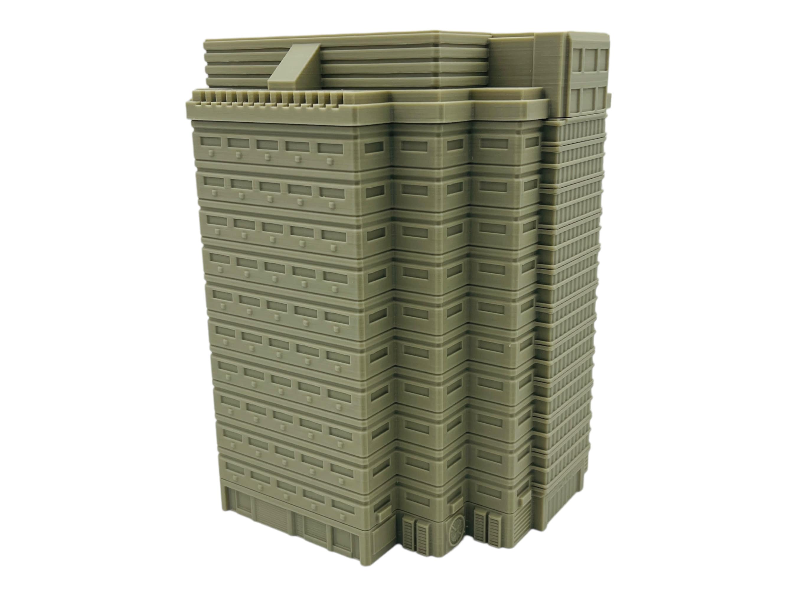 Mecha City Large Corporate Building - Epic Scale Terrain (6mm - 8mm compatible)